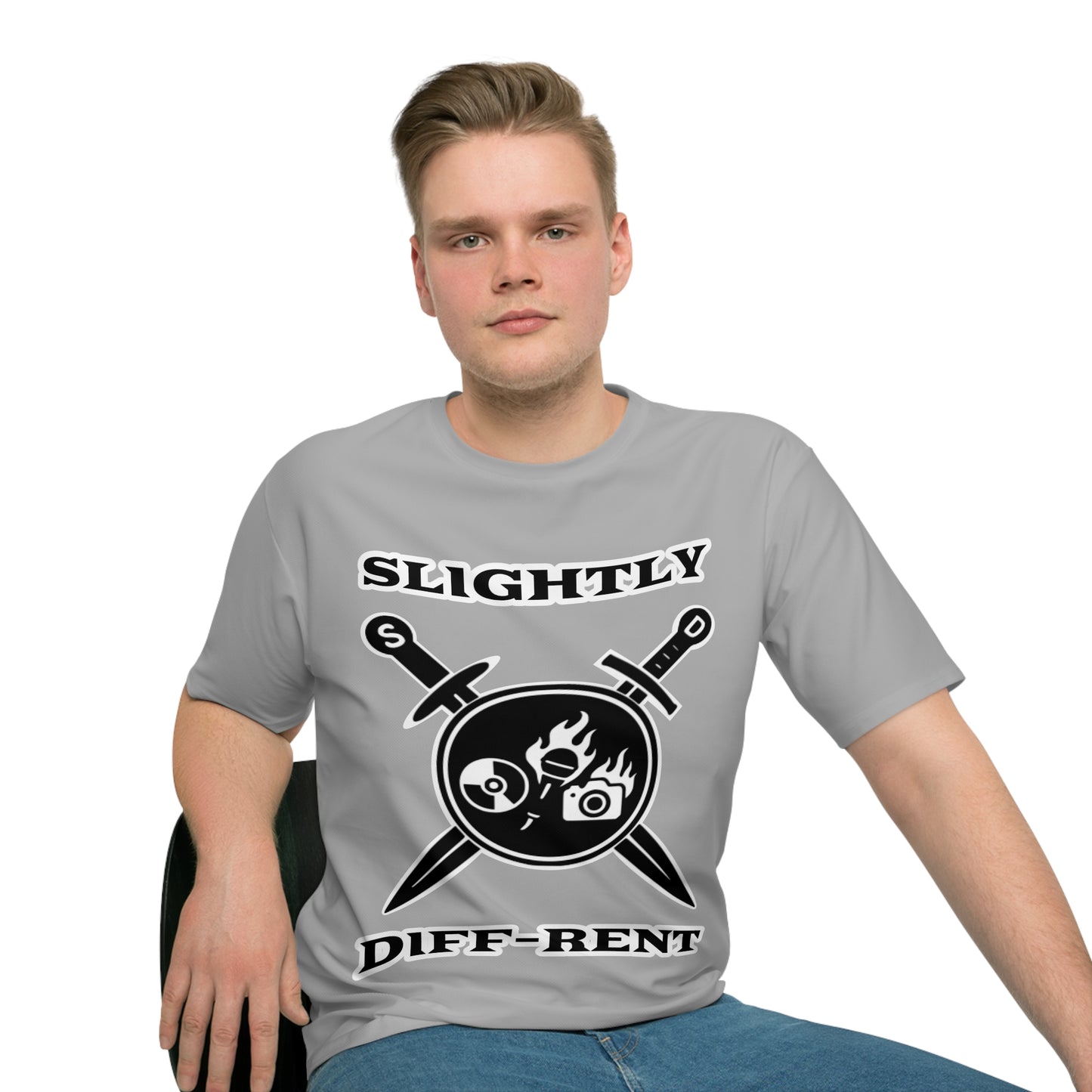 Slightly Diff-Rent T-Shirt (Light Grey)