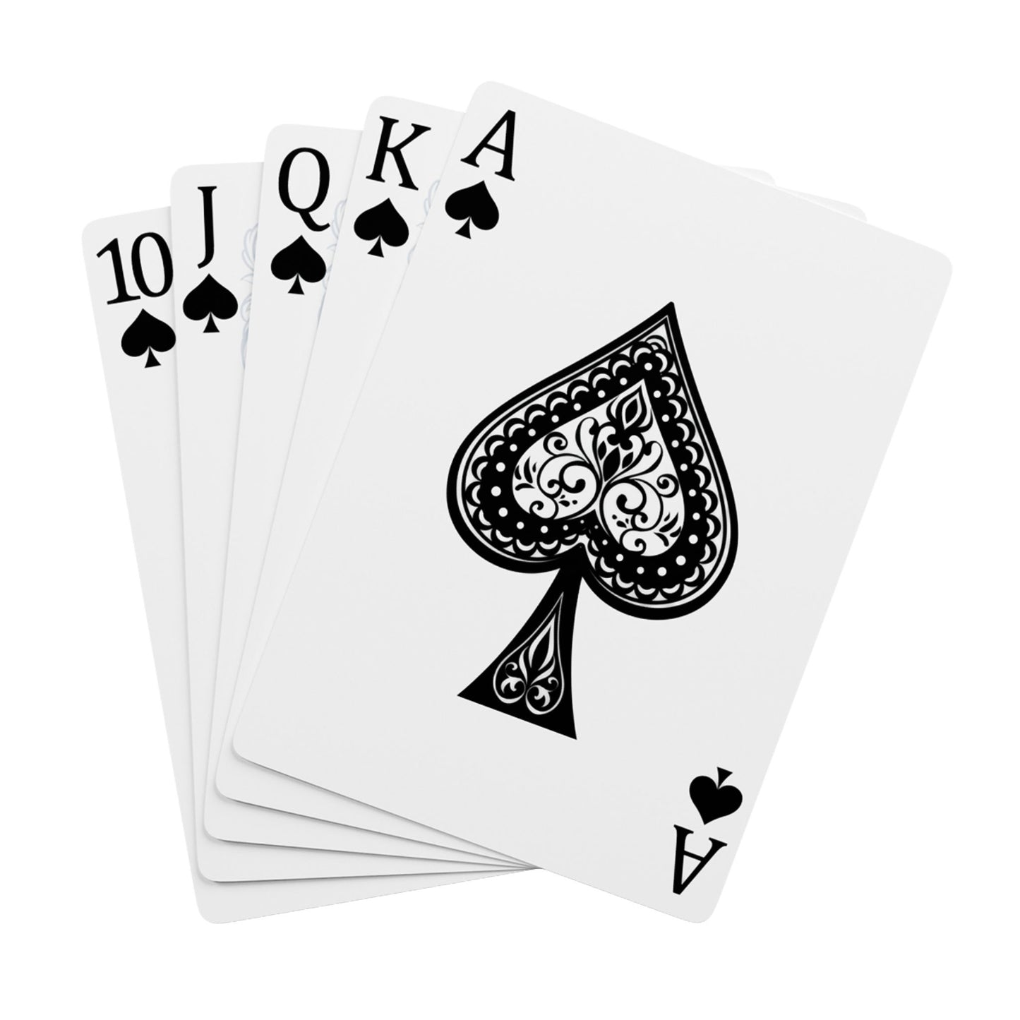 Slightly Diff-Rent Burgundy Poker Playing Cards Set