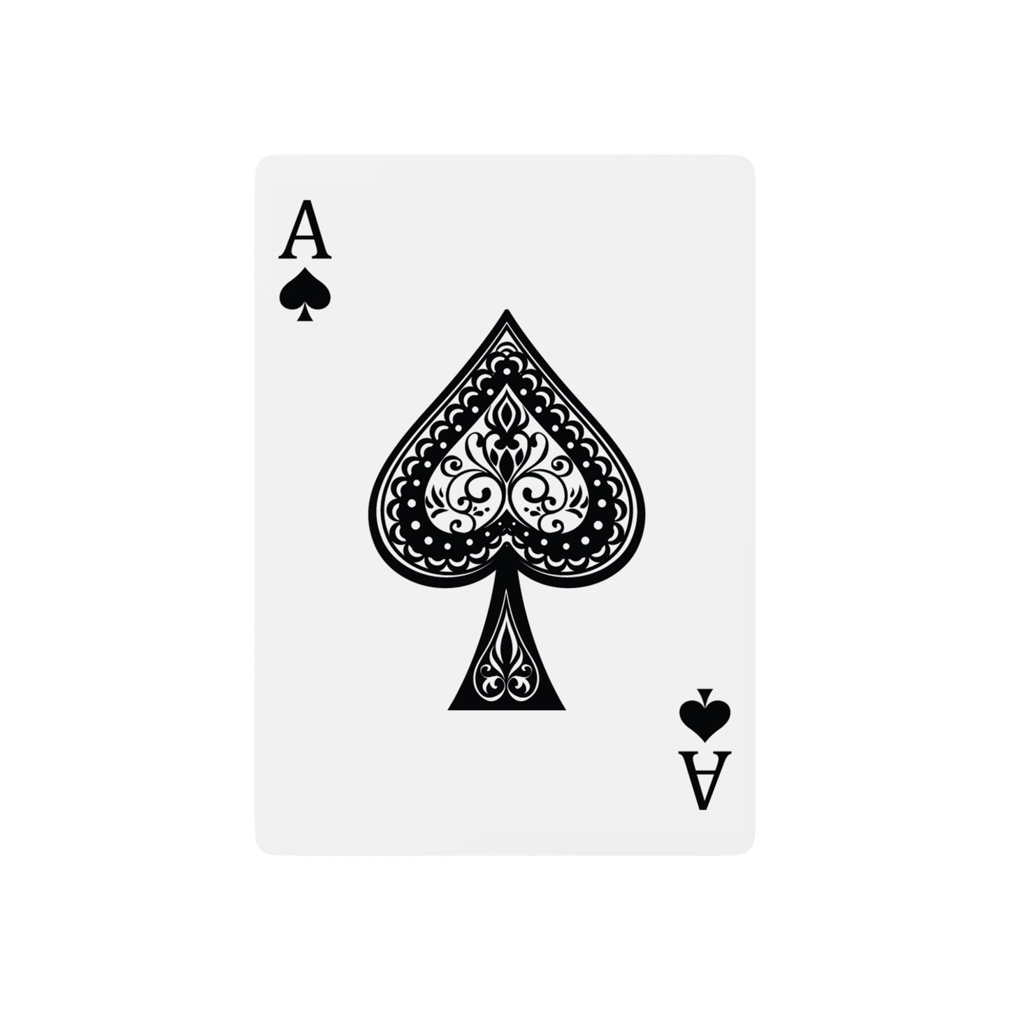 Slightly Diff-Rent Burgundy Poker Playing Cards Set