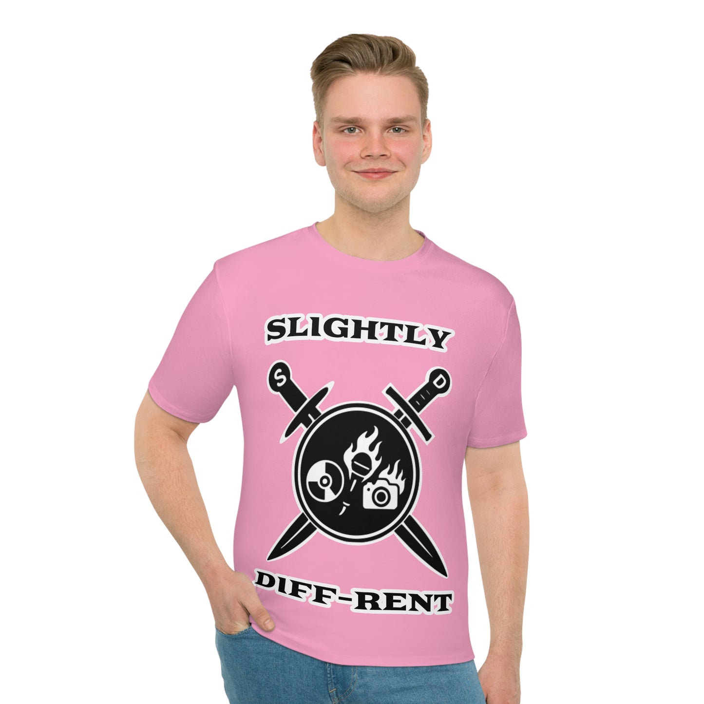 Slightly Diff-Rent T-Shirt (Light Pink)