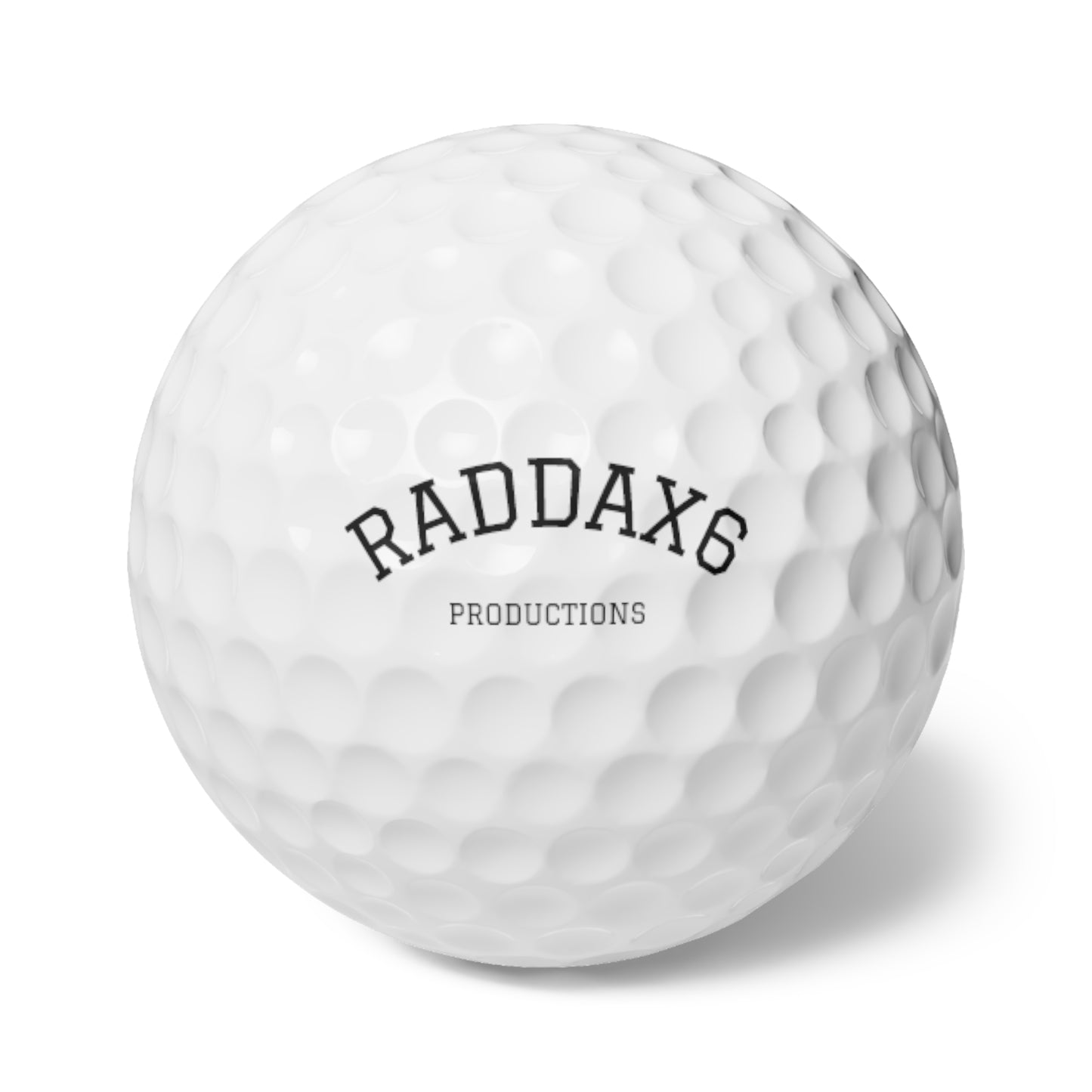 Slightly Diff-rent Raddax6 Production Golf Balls (Set of 6)