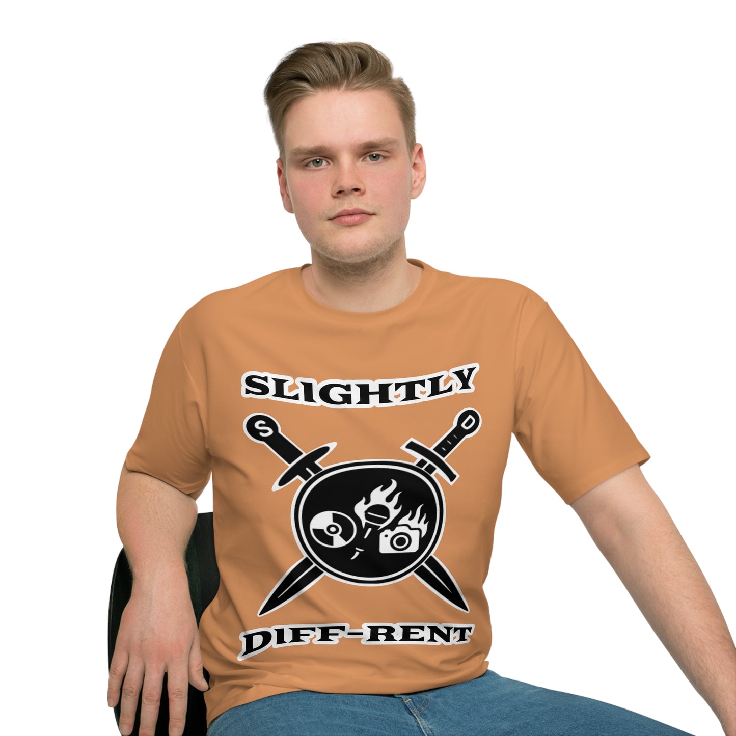 Slightly Diff-Rent T-Shirt (Tan/Peach)