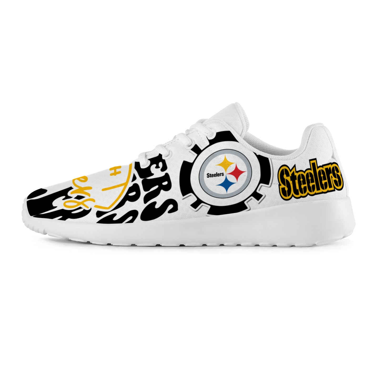Steelers Inspired Men's Athletic Shoes