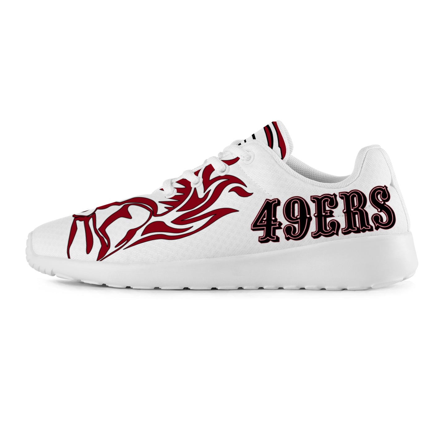49ers Inspired Men's Athletic Shoes
