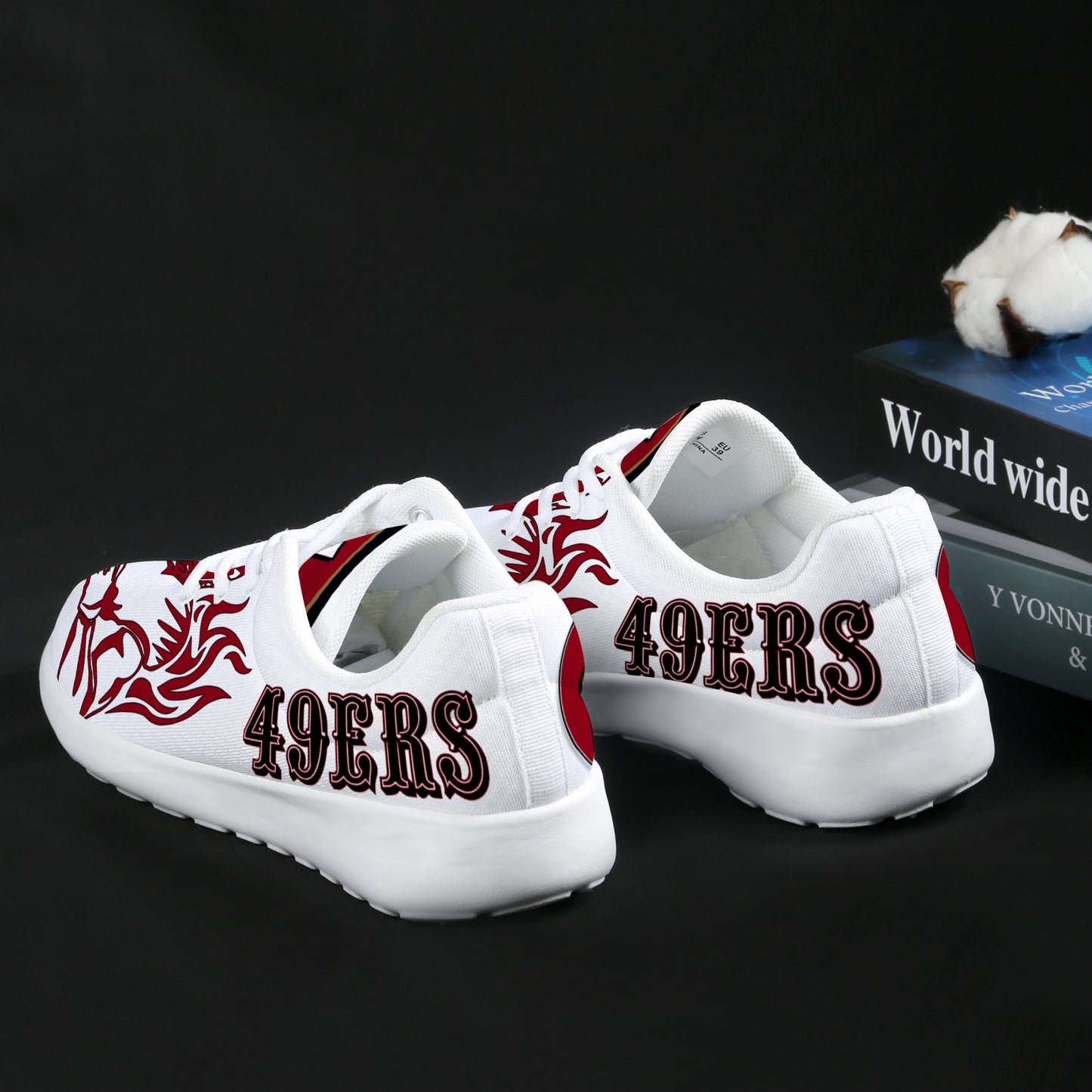 49ers Inspired Men's Athletic Shoes