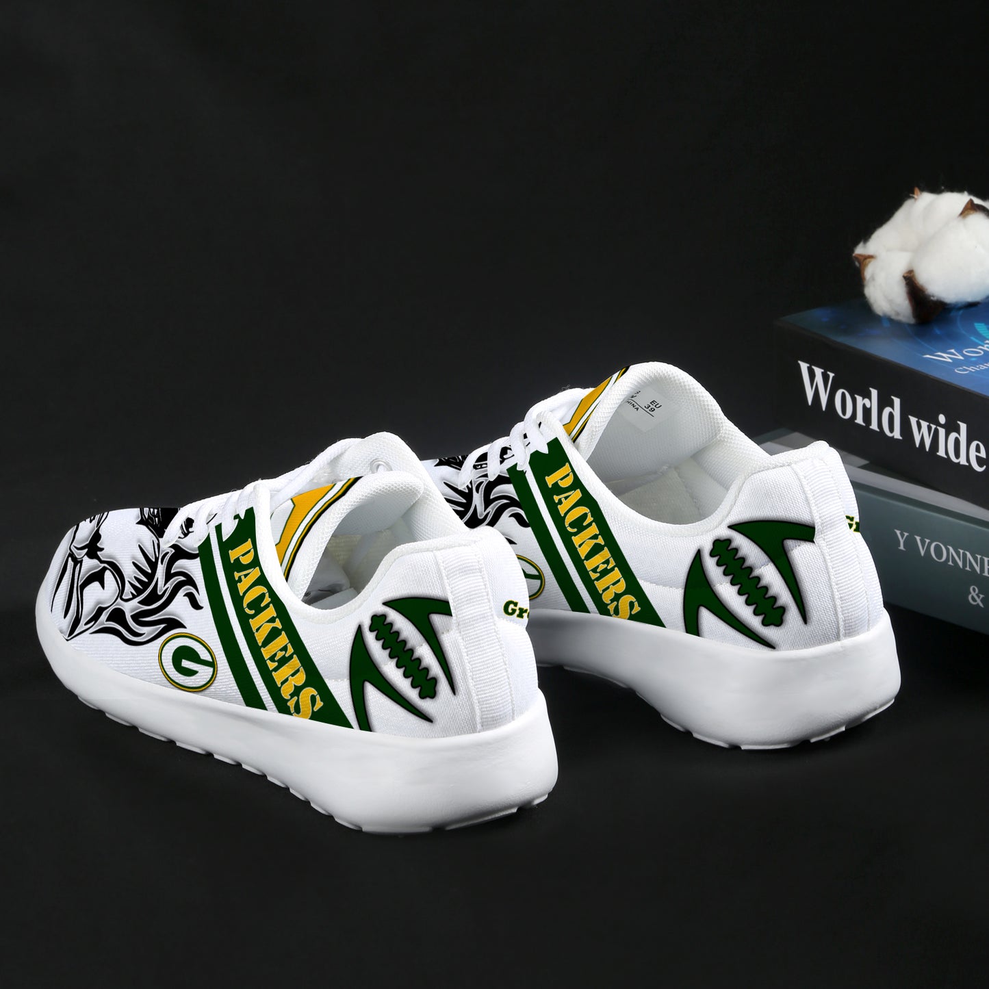 Packers Inspired Men's Athletic Shoes