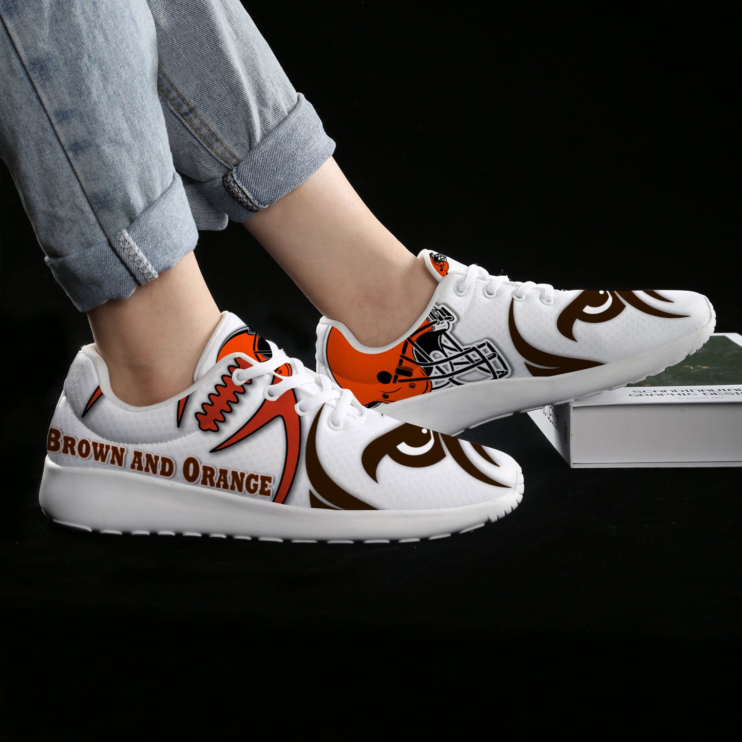 Browns Inspired Men's Athletic Shoes