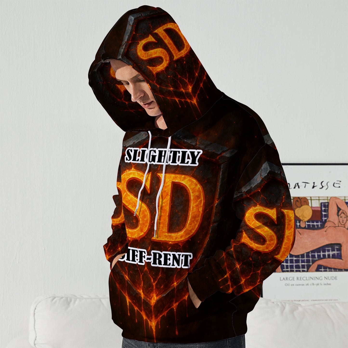 Slightly Diff-rent Earthquake Shield Hoodie