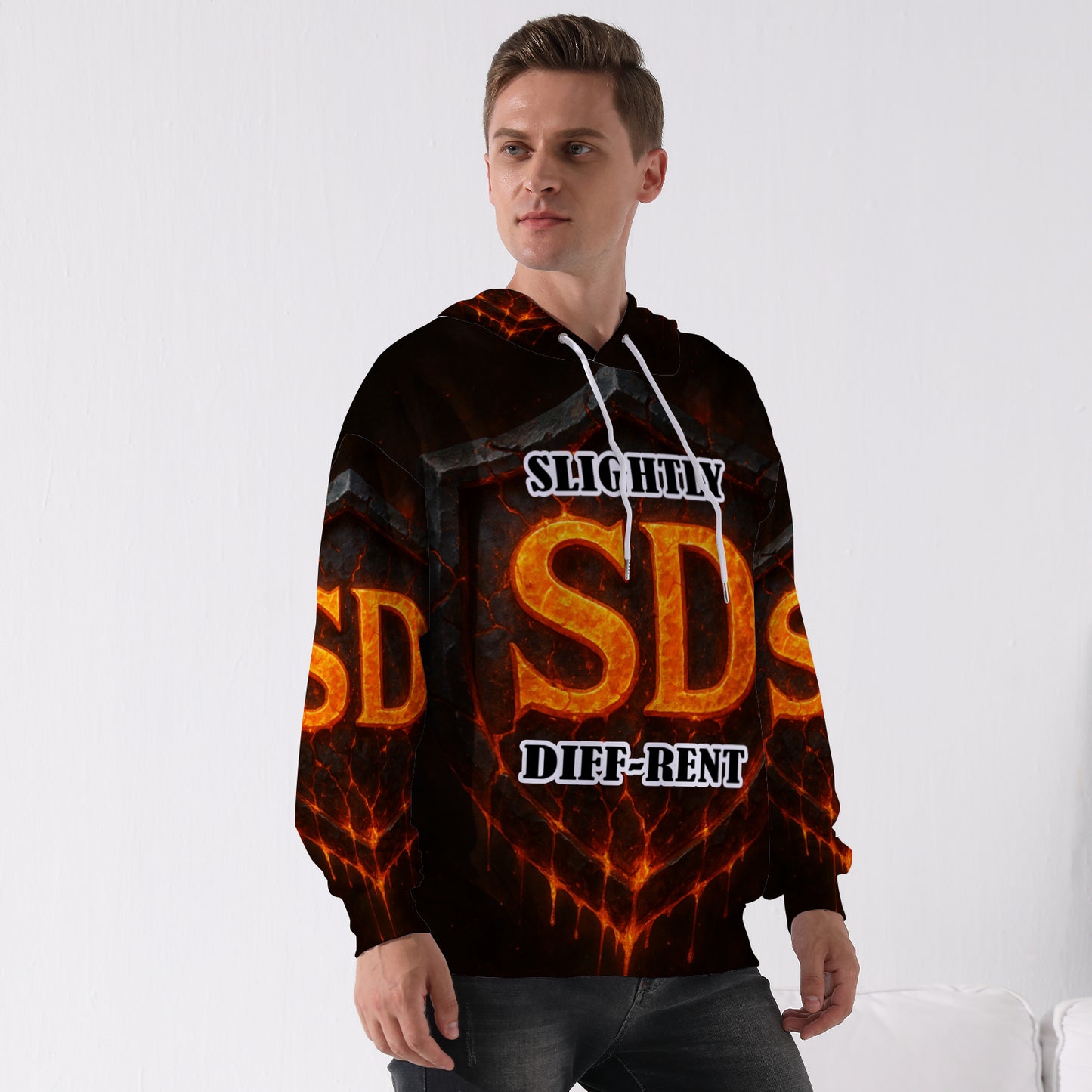 Slightly Diff-rent Earthquake Shield Hoodie
