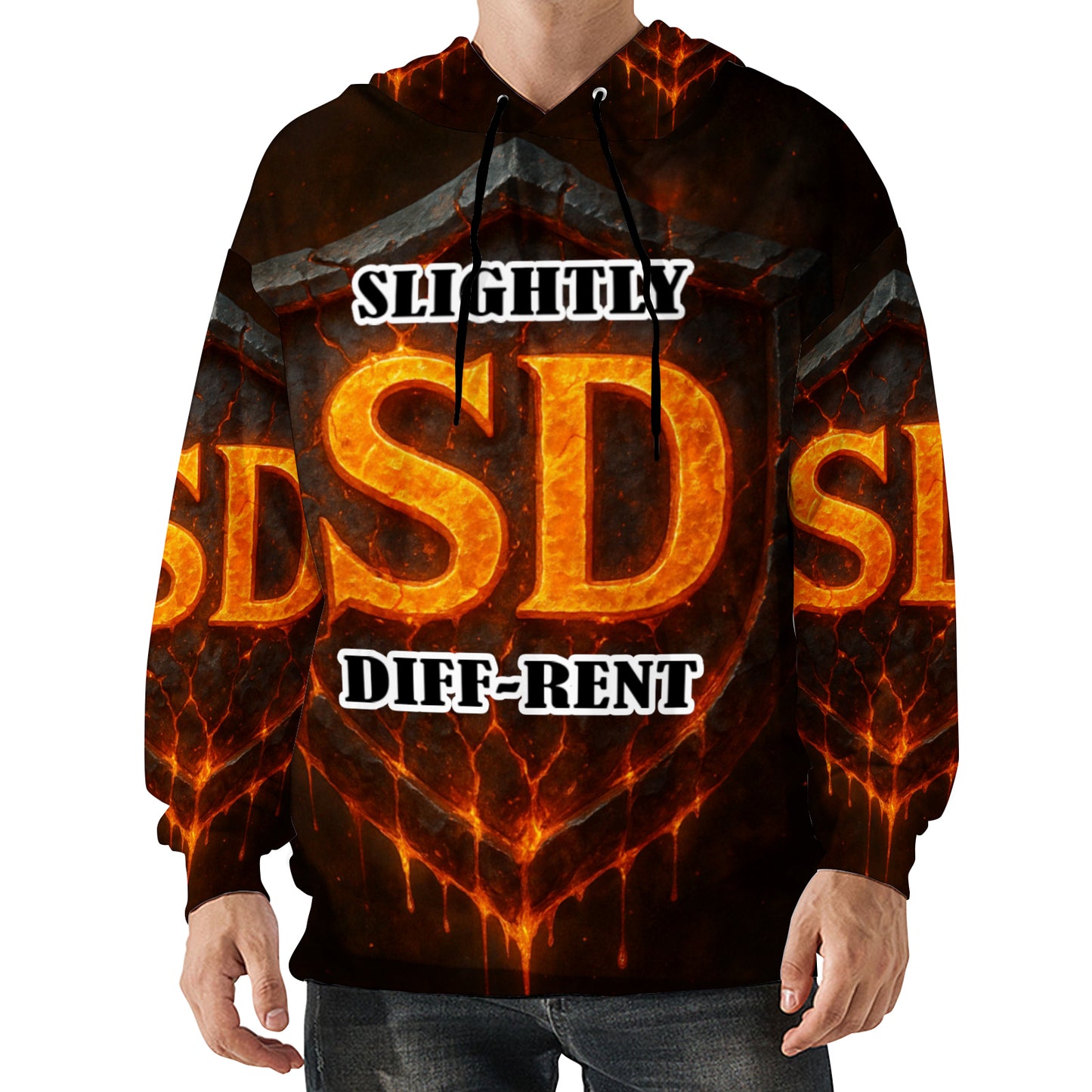 Slightly Diff-rent Earthquake Shield Hoodie