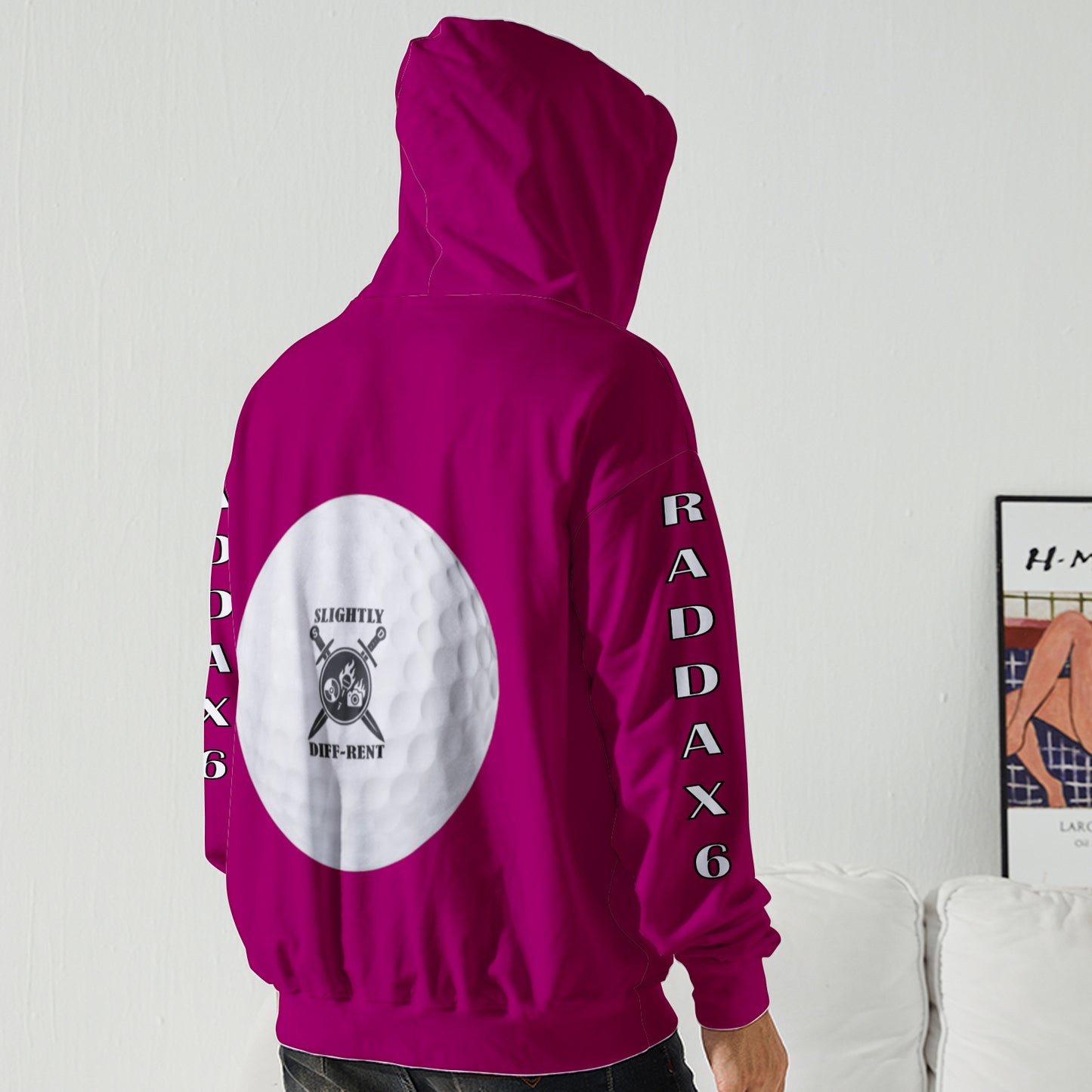 Slightly Diff-rent Golf Ball Hoodie (USA Size) (Model H13)