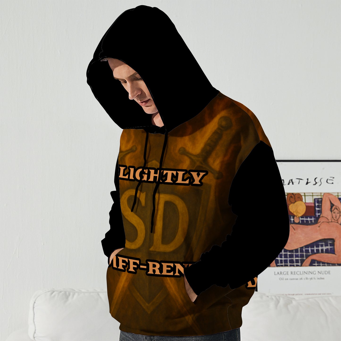Slightly Diff-rent Earthly Shield Hoodie (Black)