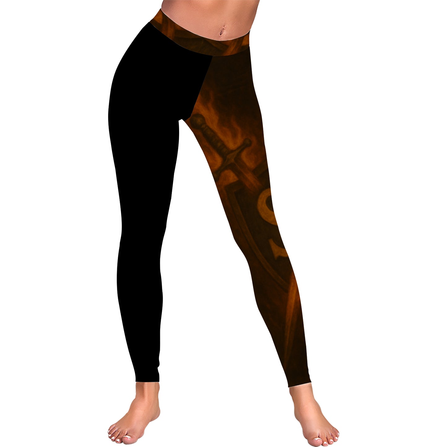Slightly Diff-rent Earthly Shield Leggings (black)