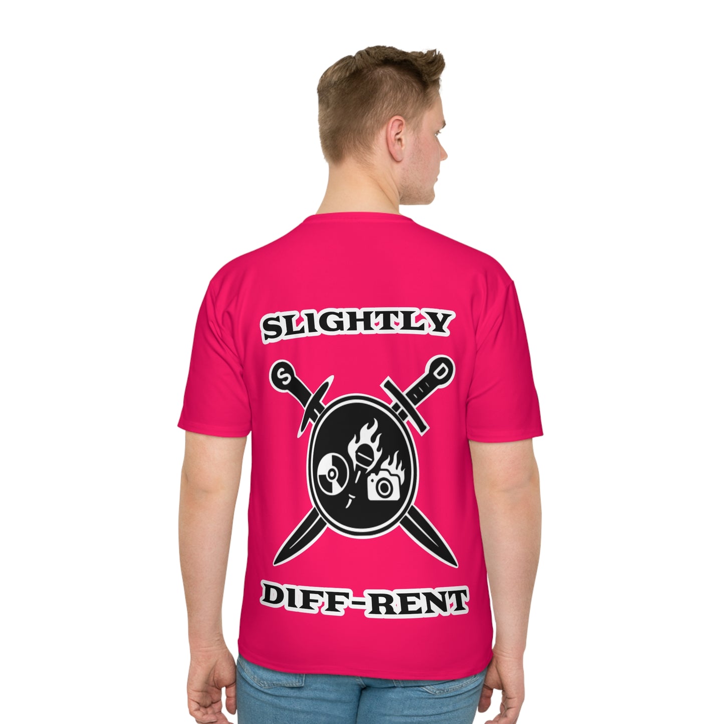 Slightly Diff-Rent T-Shirt (Dark Pink)
