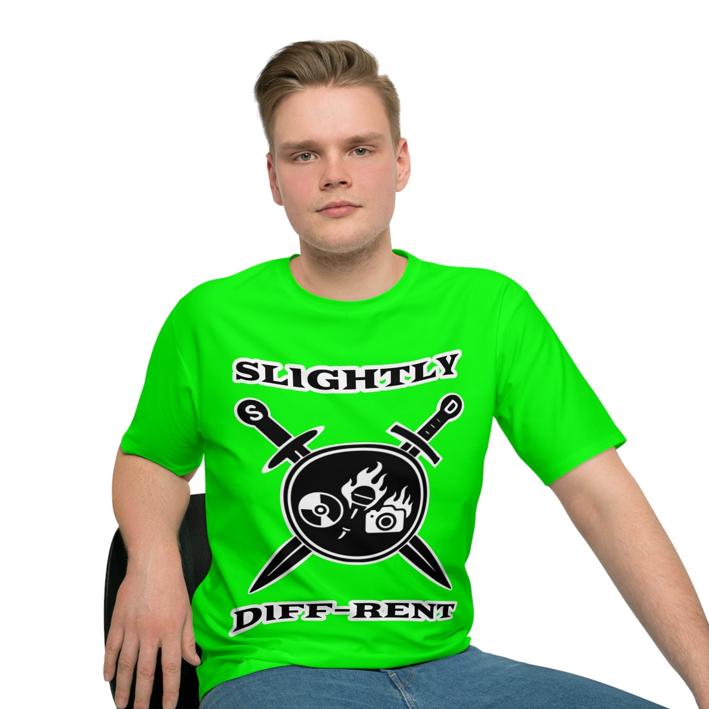 Slightly Diff-Rent T-Shirt (Lime Green)