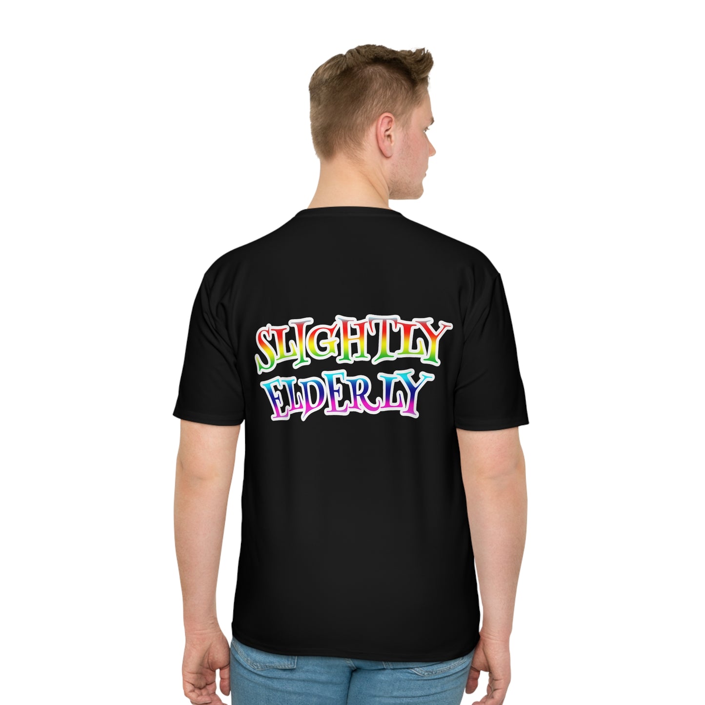 Donut King/Slightly Elderly T-Shirt (black and gradient) (slightly diff-rent)