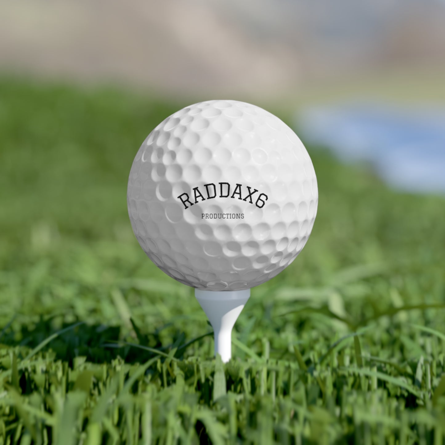 Slightly Diff-rent Raddax6 Production Golf Balls (Set of 6)