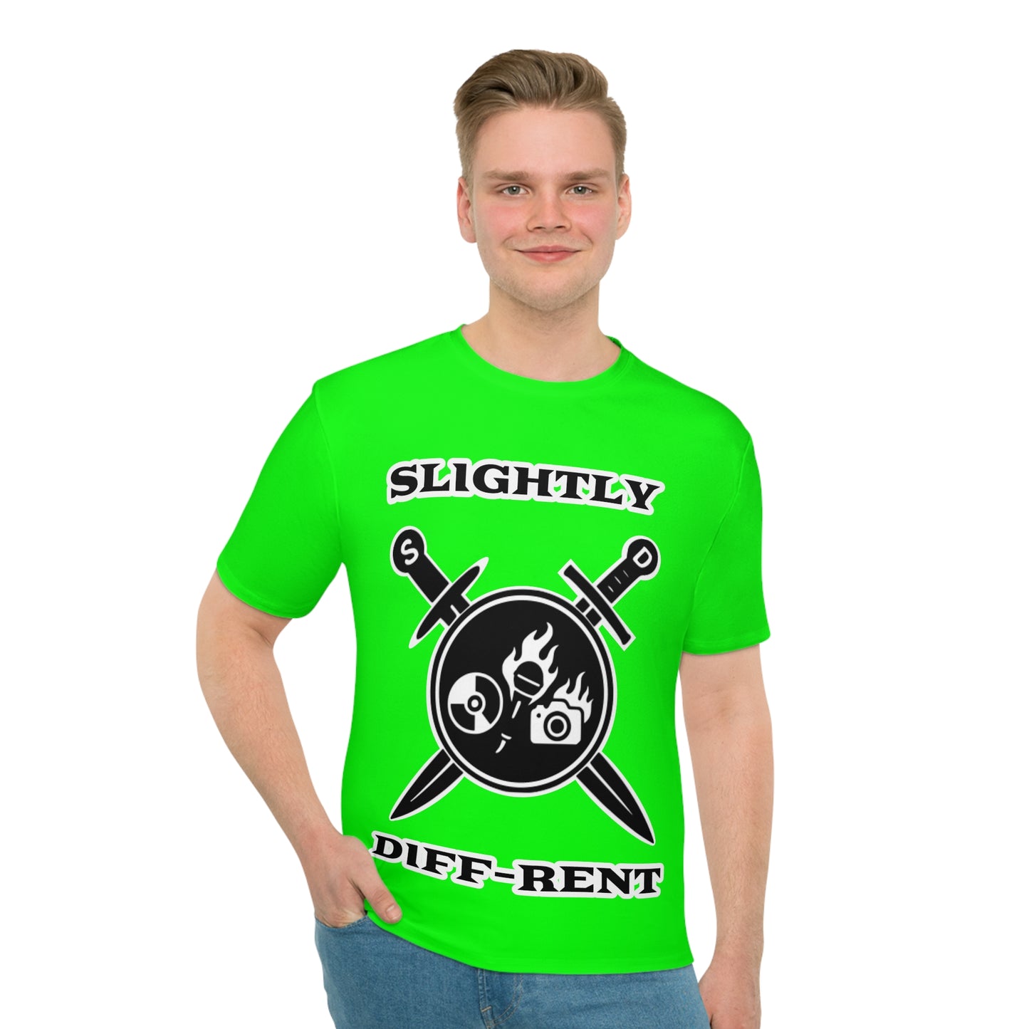 Slightly Diff-Rent T-Shirt (Lime Green)