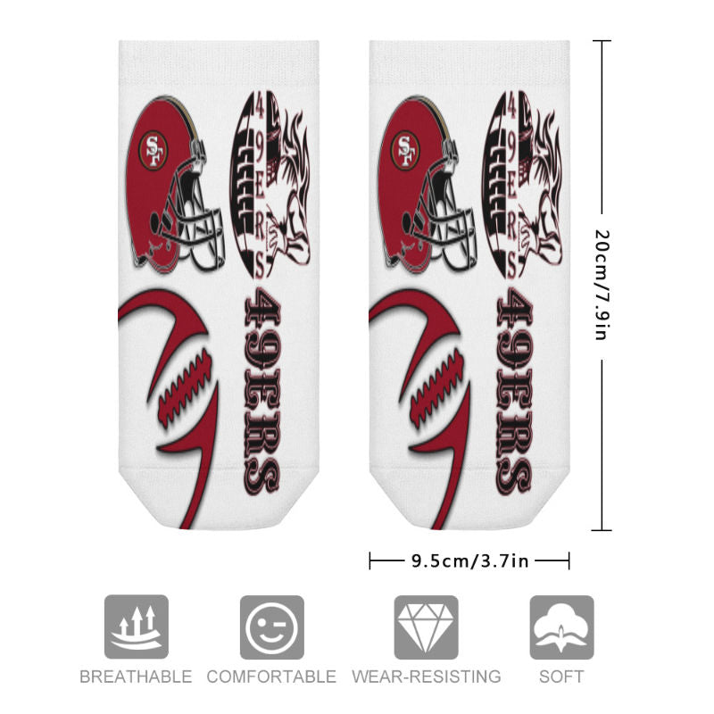 49ers Inspired Socks