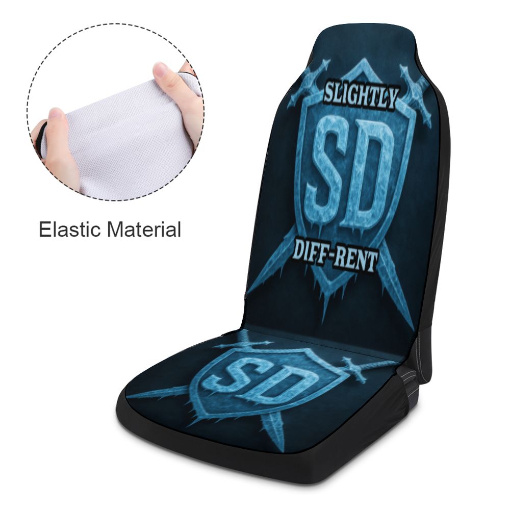 Slightly Diff-rent Blue Glacier Car Seat Cover