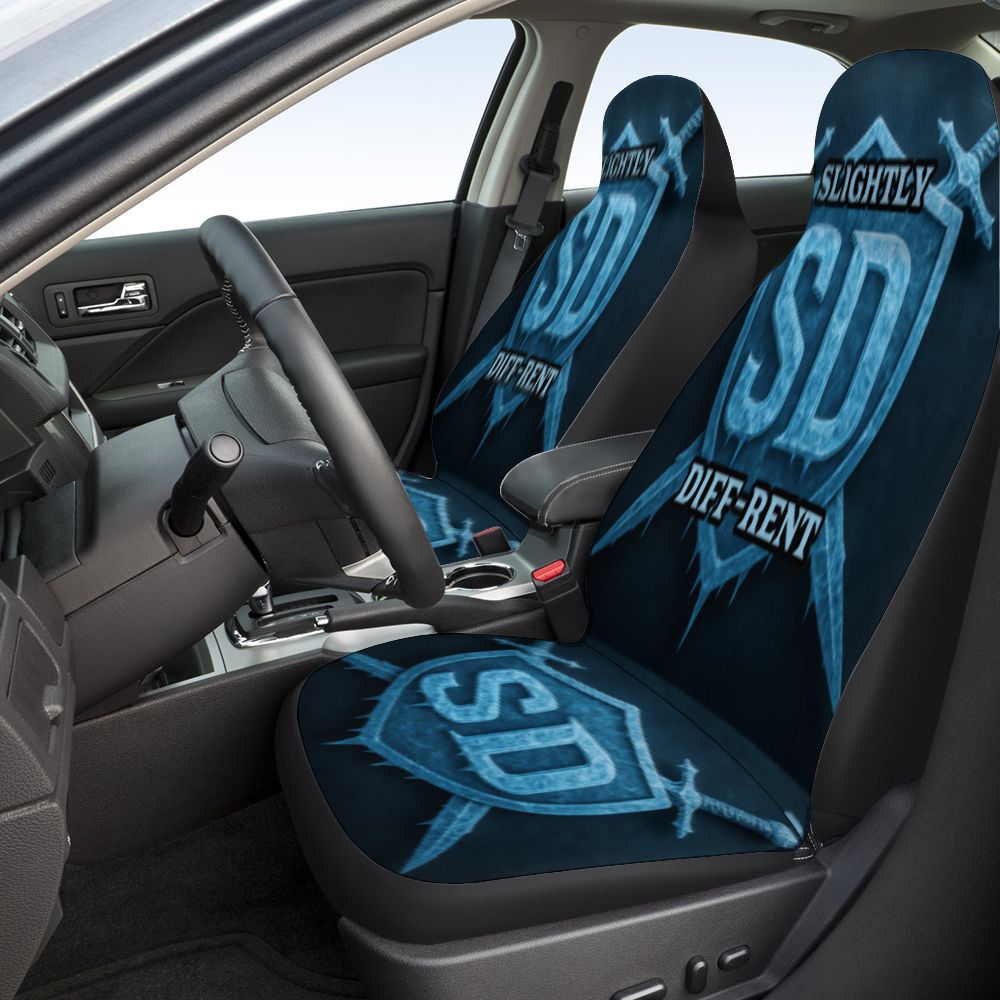 Slightly Diff-rent Blue Glacier Car Seat Cover