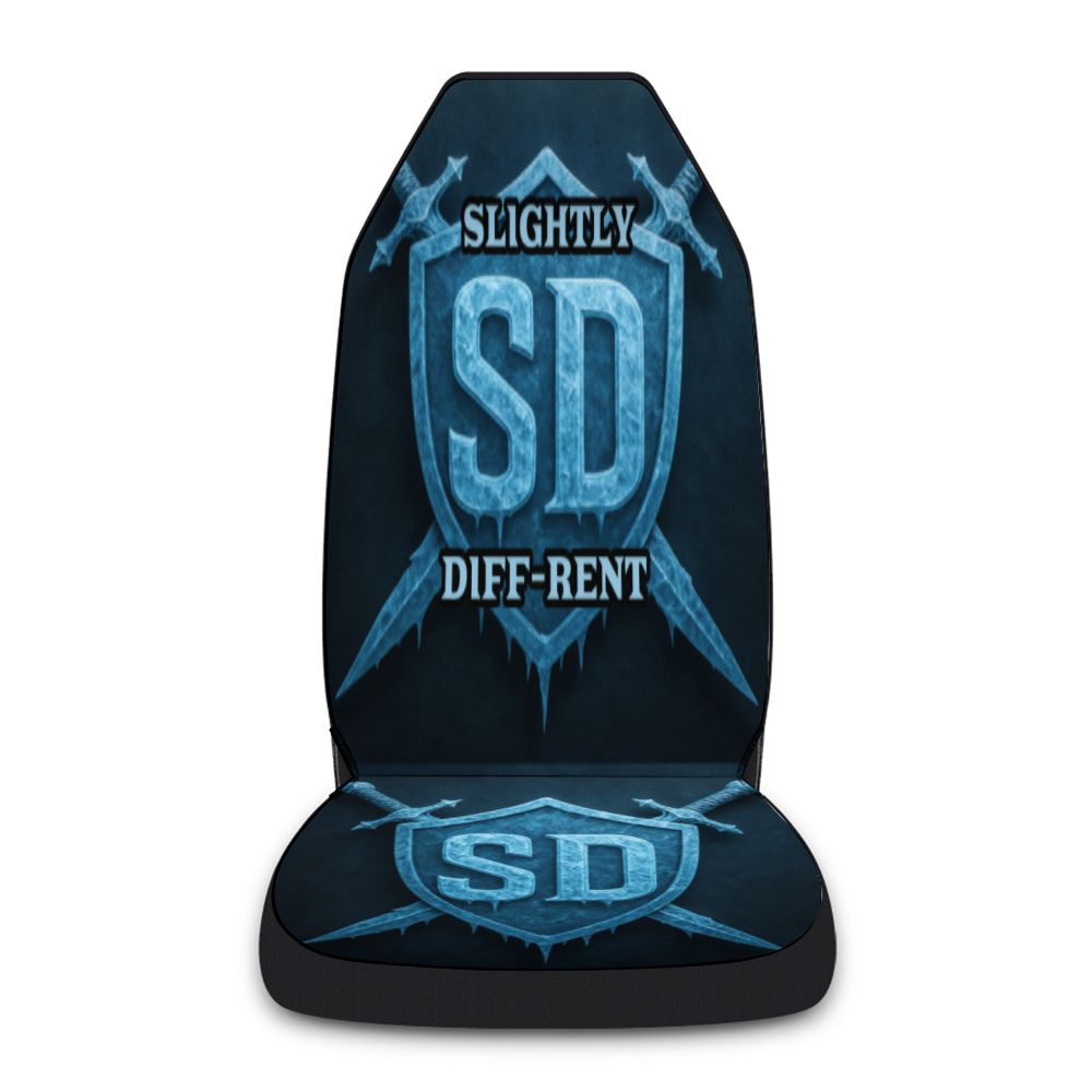 Slightly Diff-rent Blue Glacier Car Seat Cover