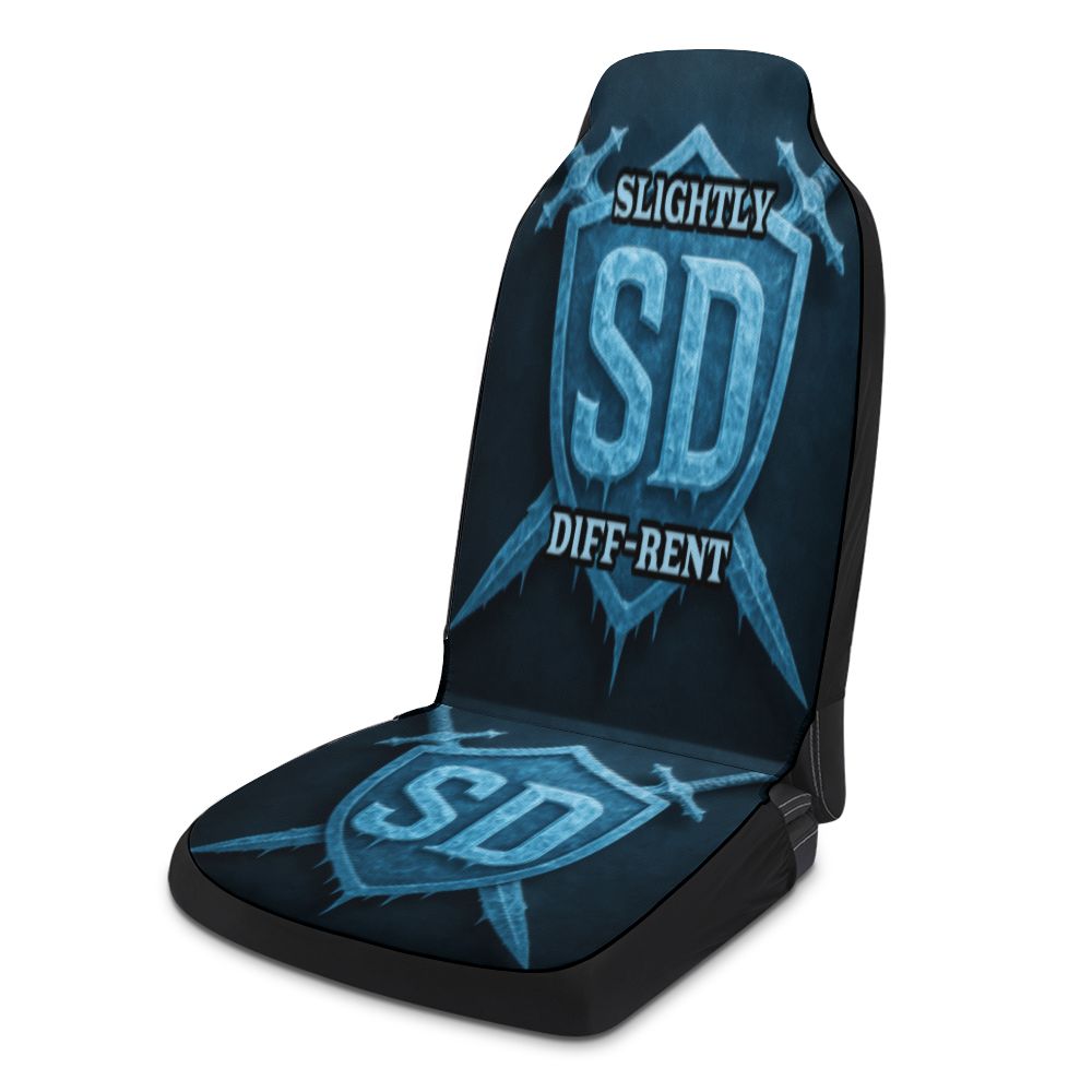 Slightly Diff-rent Blue Glacier Car Seat Cover