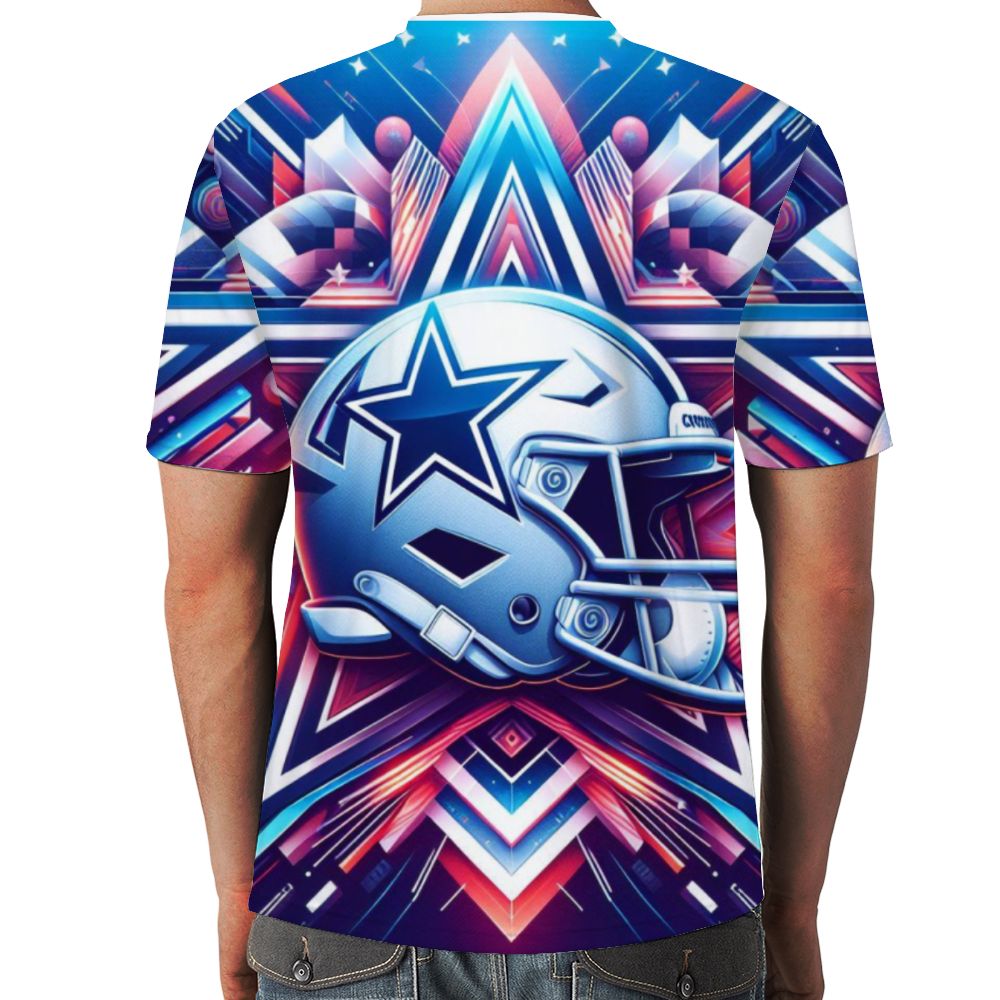 Cowboys Inspired Colorful T-Shirt