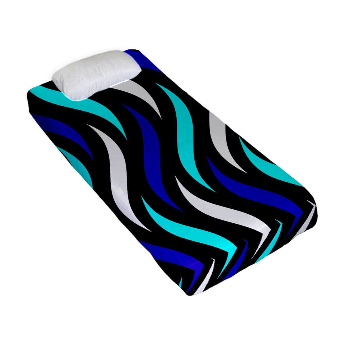Vibrant Splash Fitted Sheet (Twin Size)