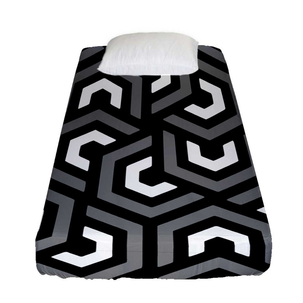Amazing Grey Fitted Sheet (Twin Size)