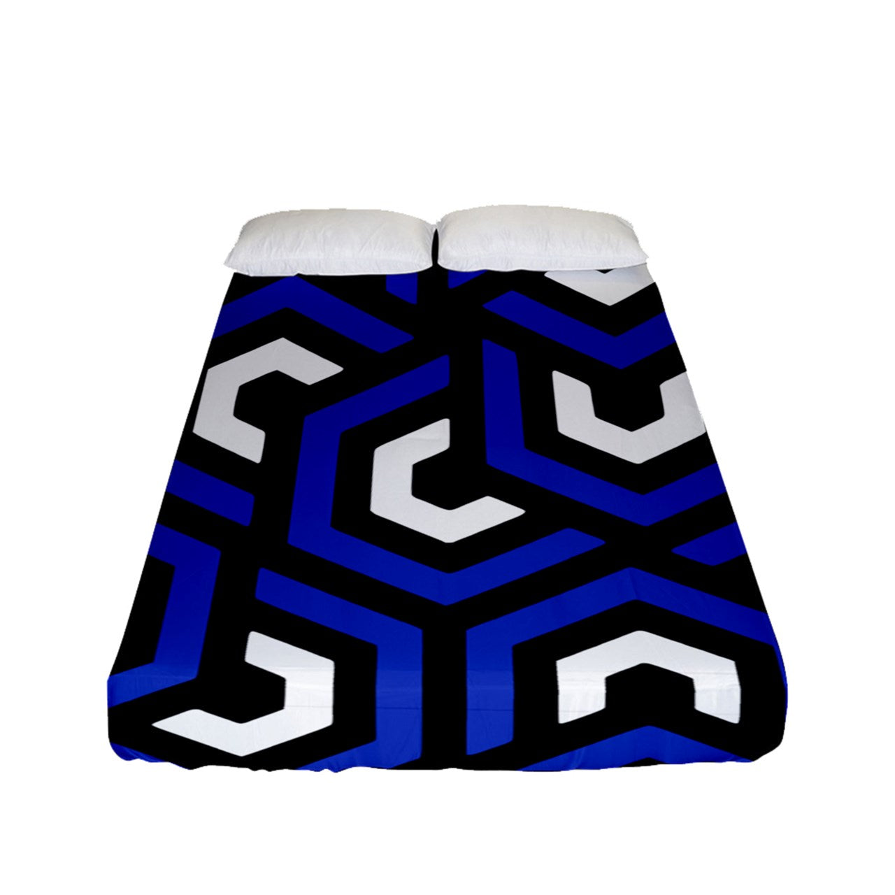 Amazing Blue Fitted Sheet (Full/ Double Size)