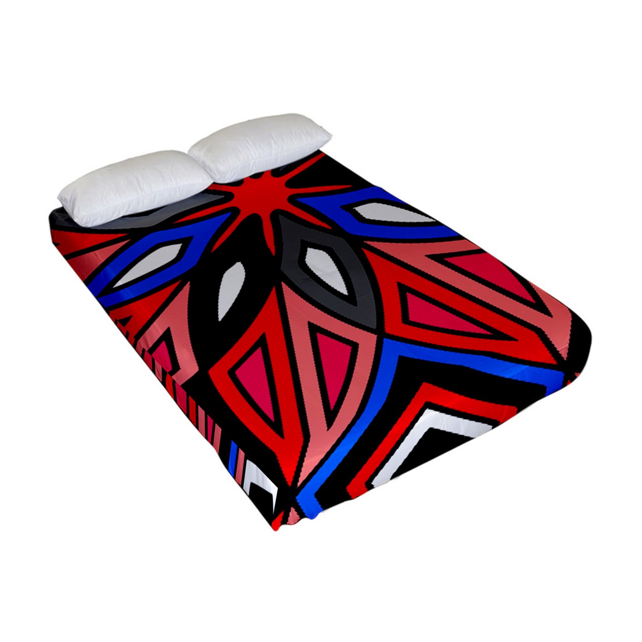 Red Spider Fitted Sheet (Full/ Double Size)