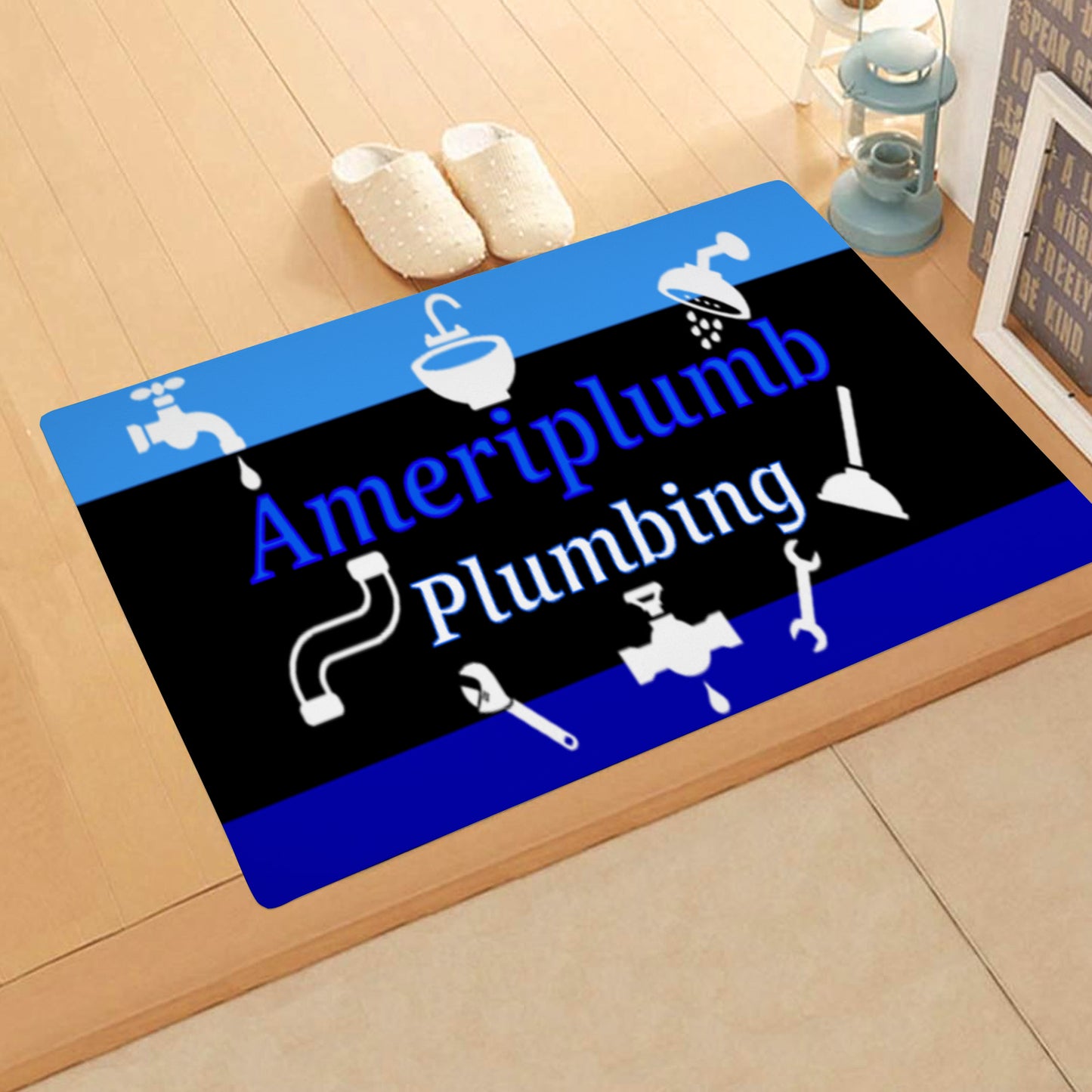 Ameriplumb Plumbing Doormat 24"x16"(Rubber)