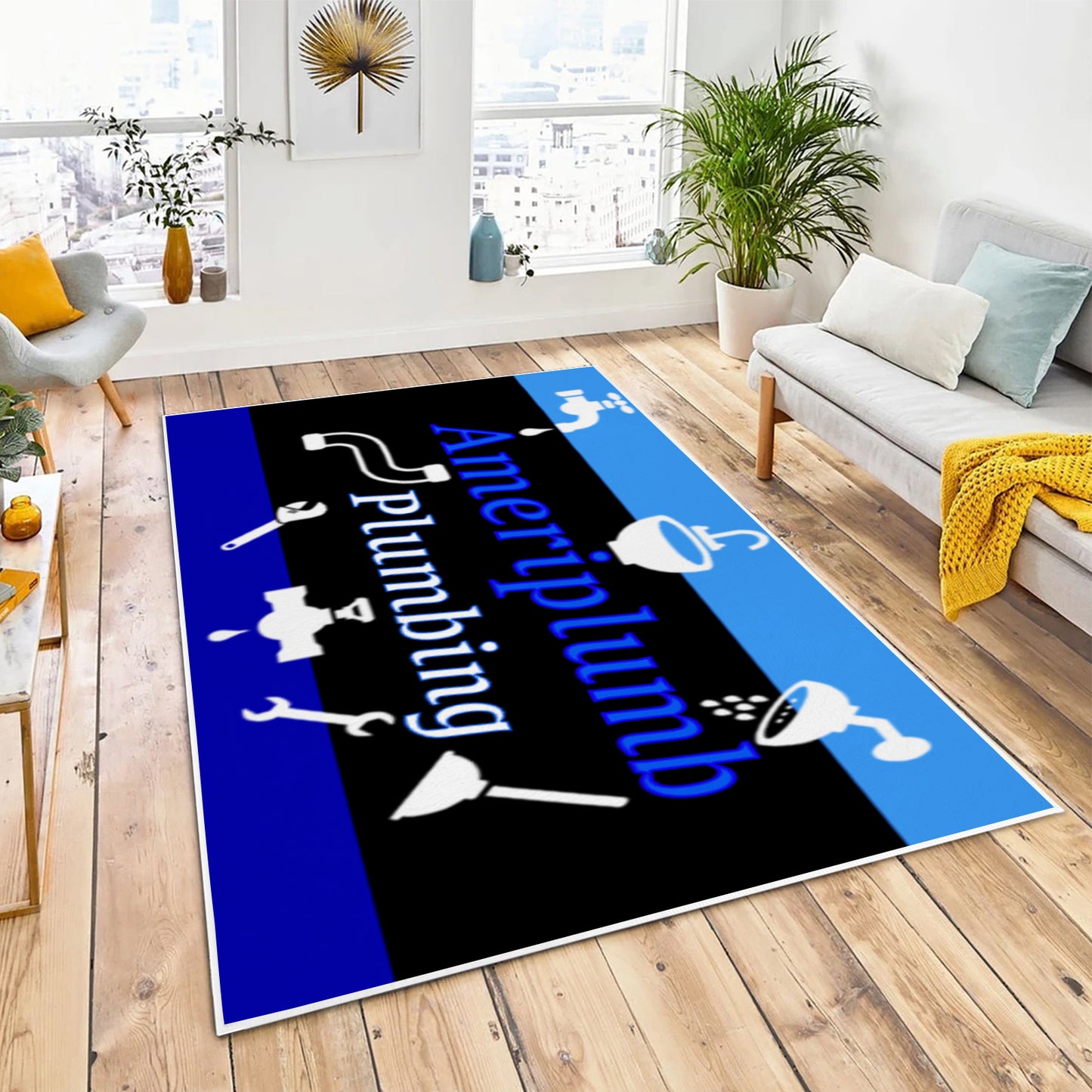 Ameriplumb Plumbing Area Rug 84' x 60'