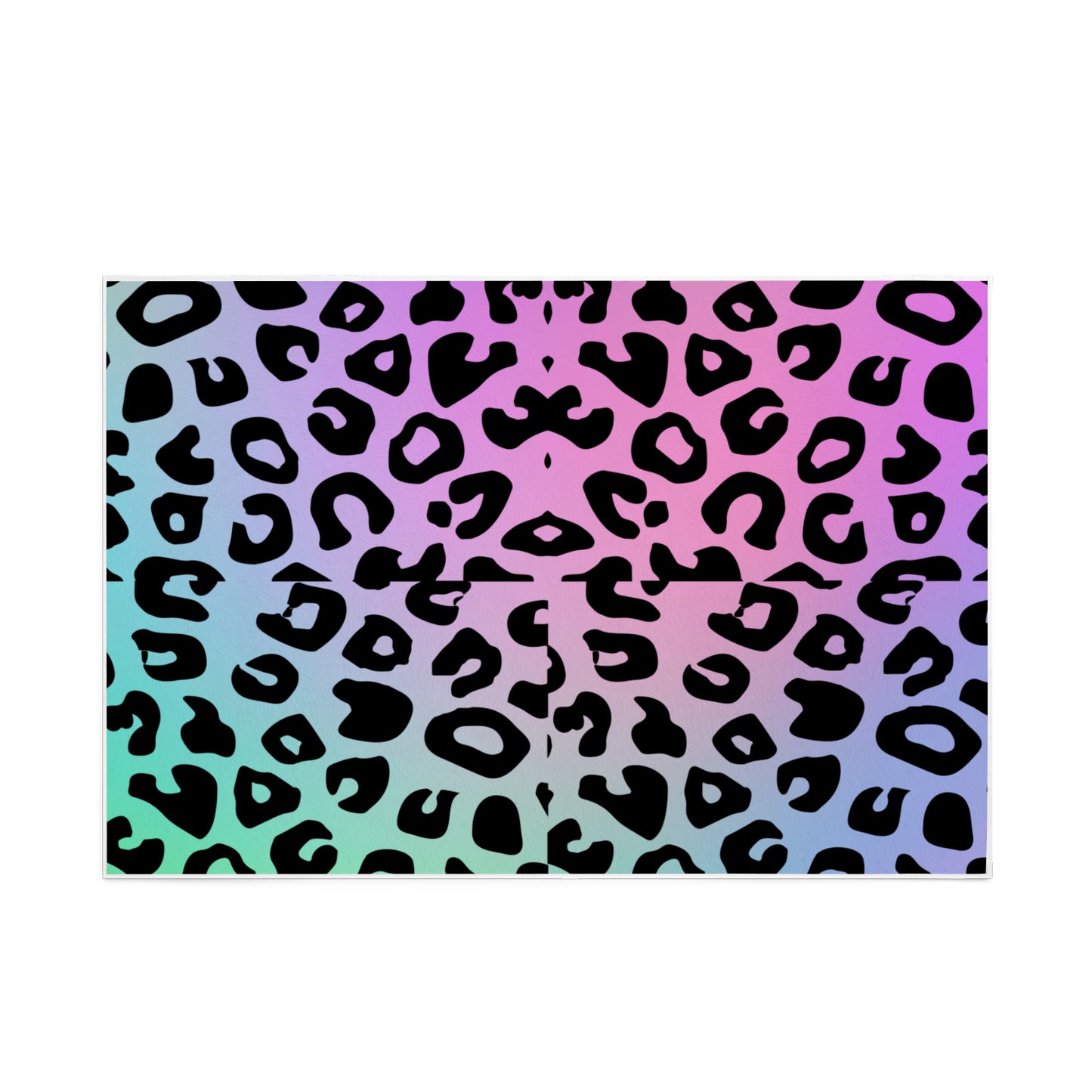 Pastel Leopard Area Rug 84' x 60'