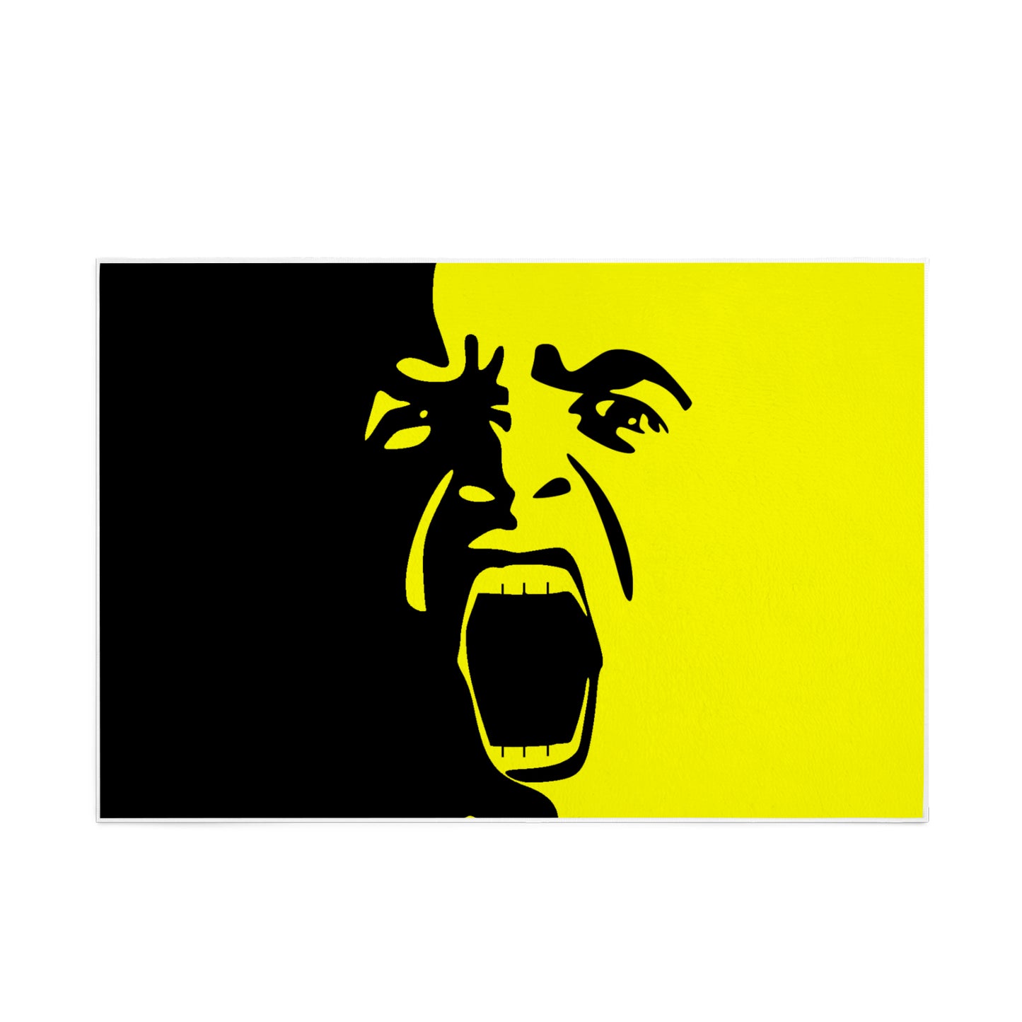 Method 2 Da Madness (Yellow and Black) Area Rug 84' x 60'