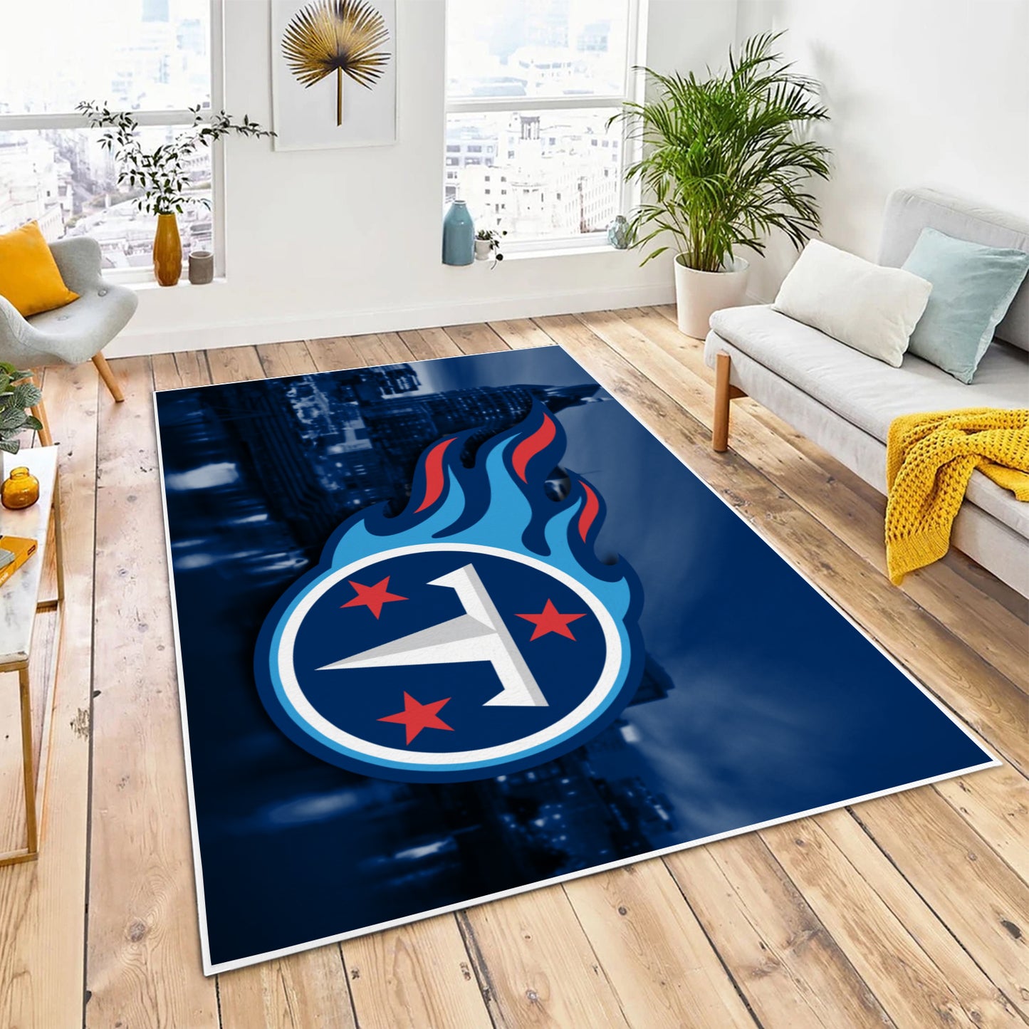 Titans Inspired Area Rug 84' x 60'