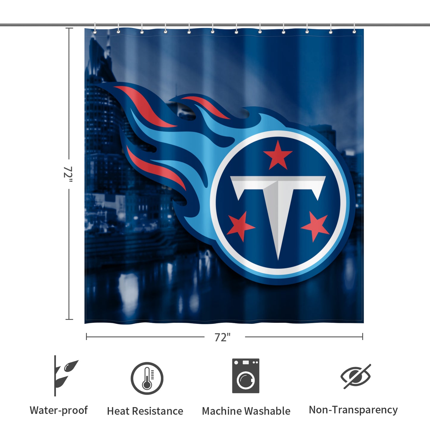 Shower Curtain 72"x72"