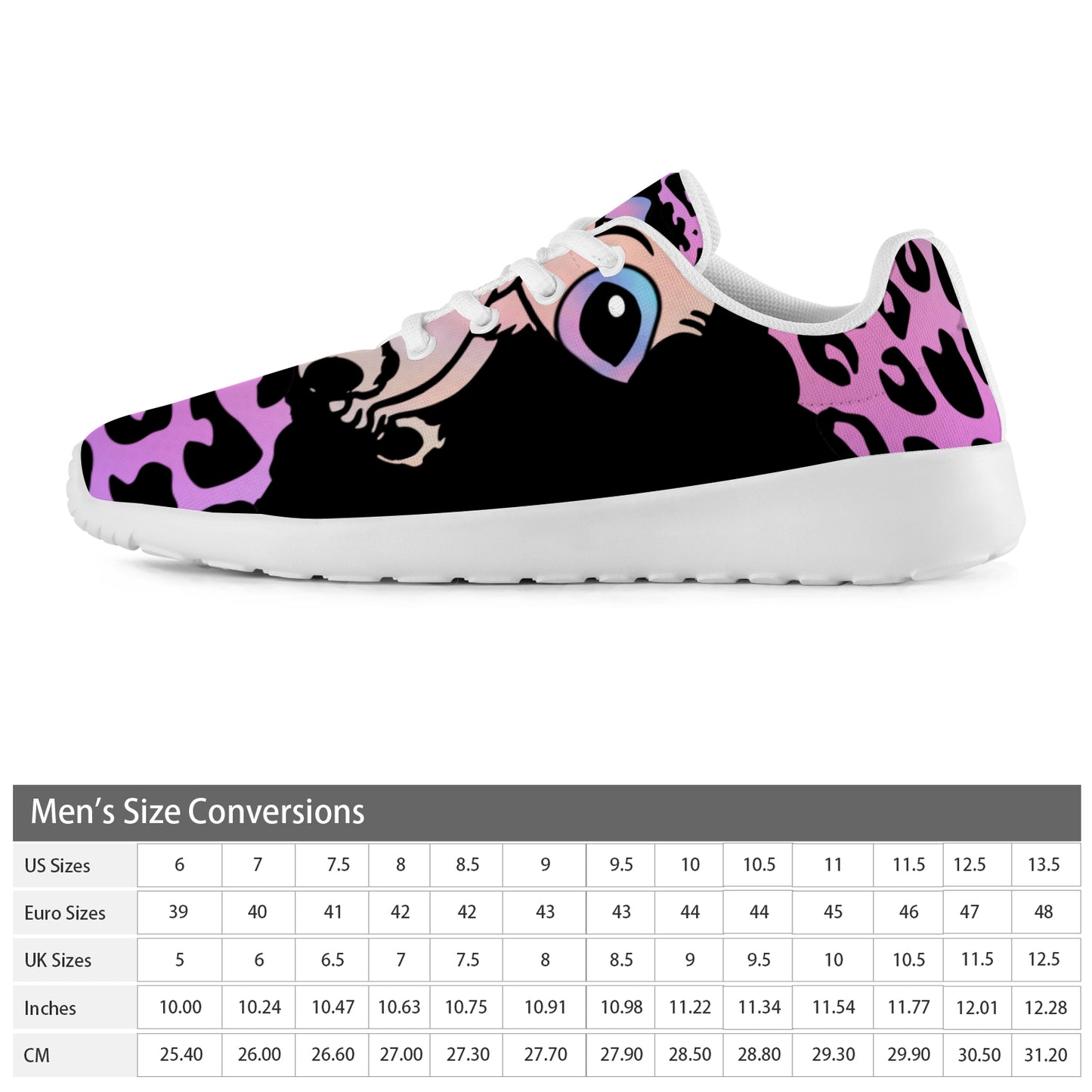 Stitch Inspired Pastel Men's Athletic Shoes