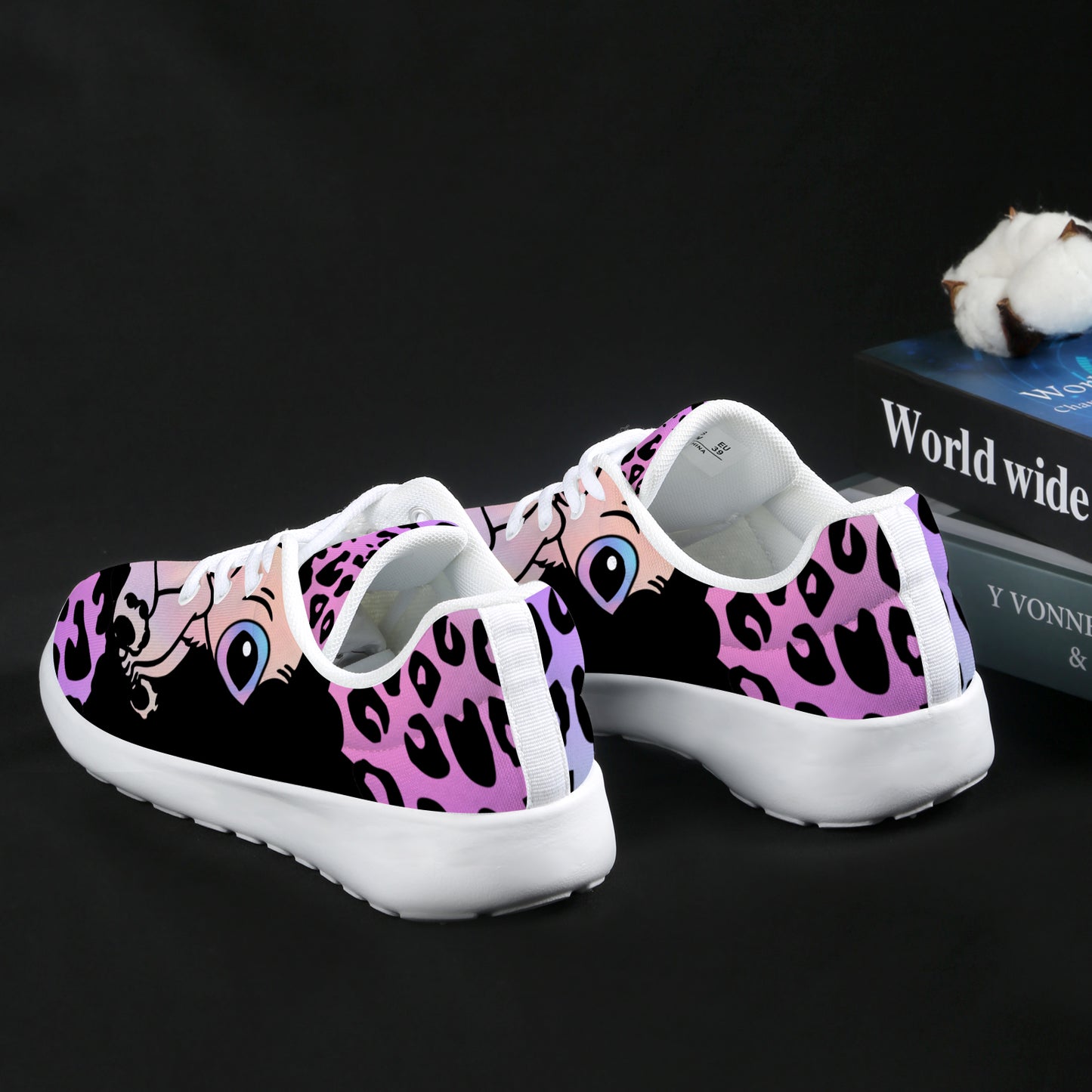 Stitch Inspired Pastel Men's Athletic Shoes