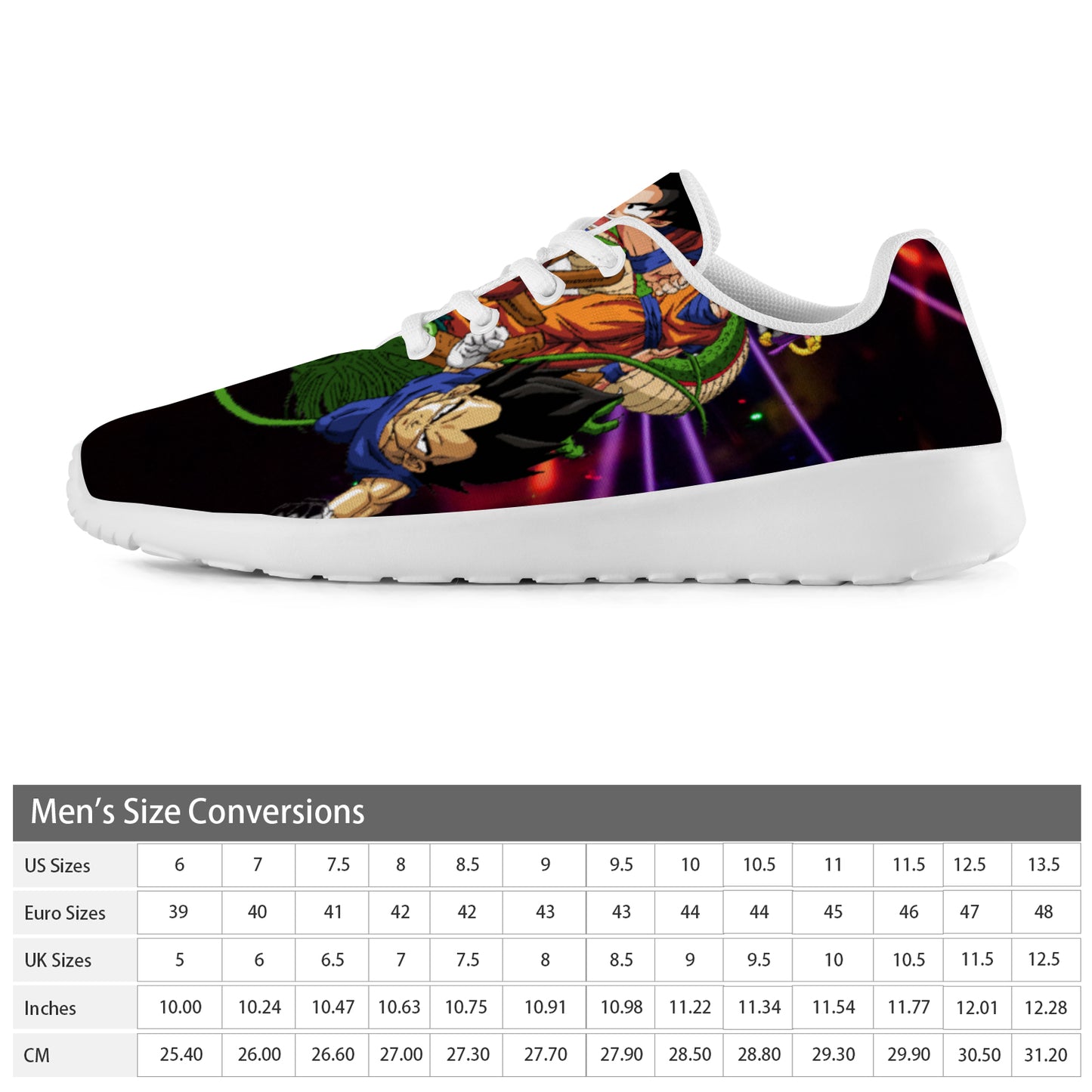 Anime Inspired (Design 2) Men's Athletic Shoes
