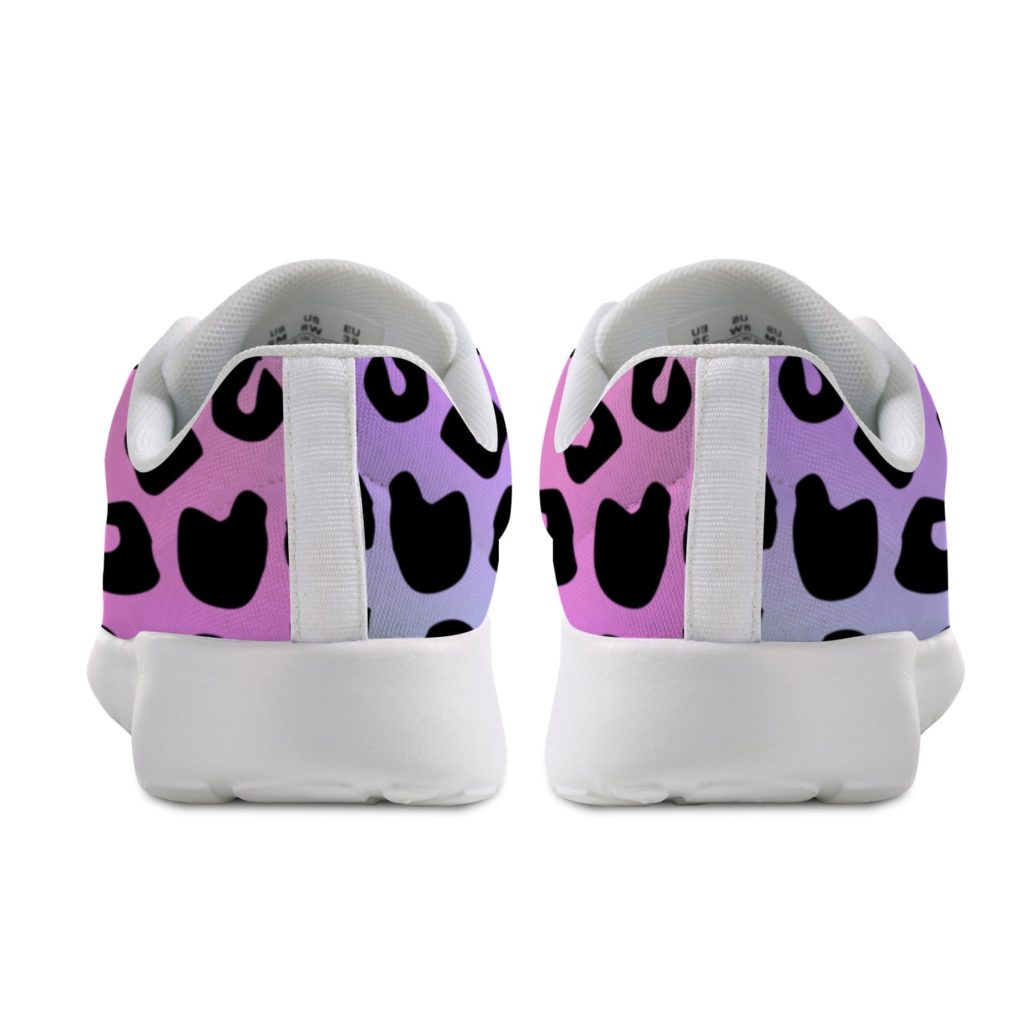 Pastel Leopard Men's Athletic Shoes