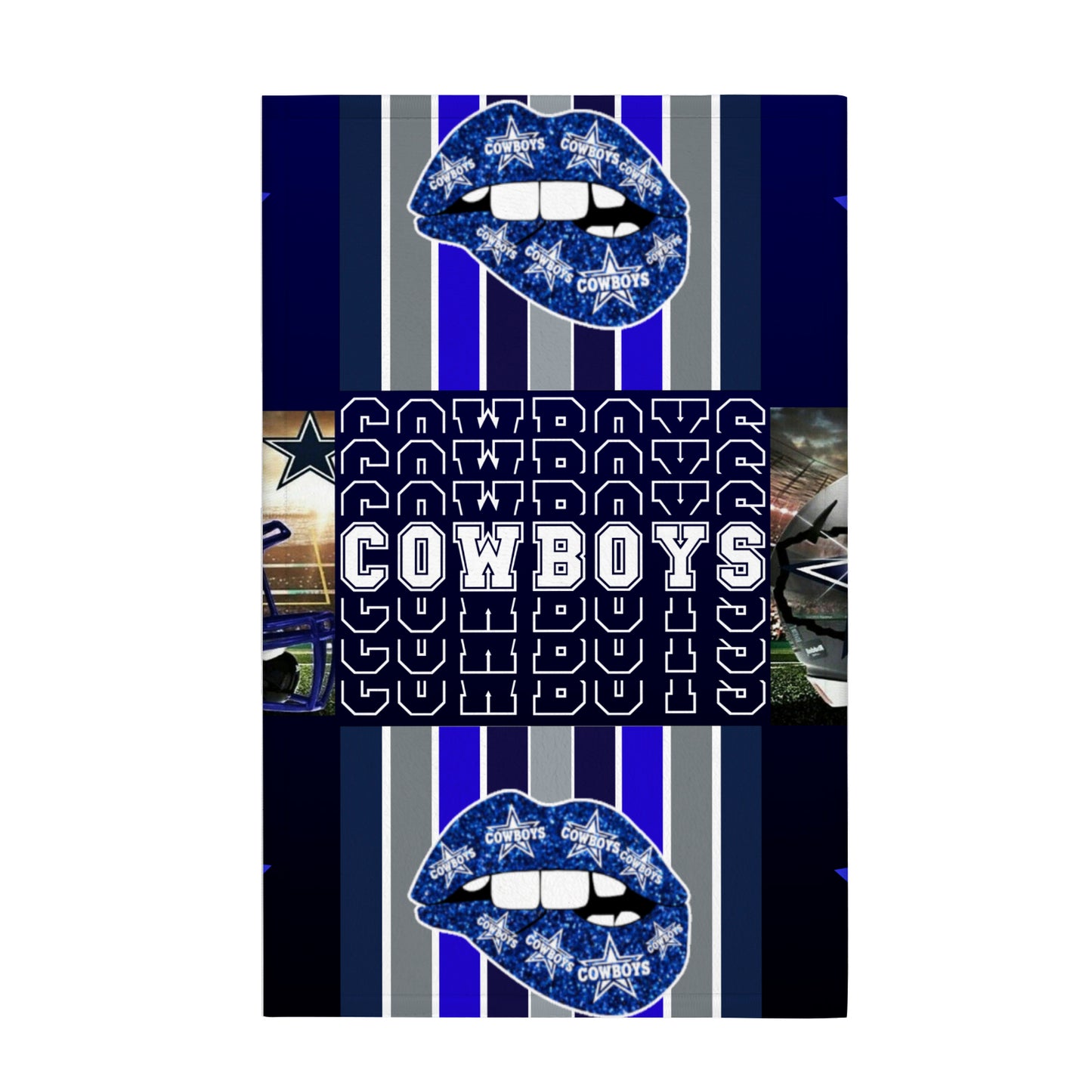 Cowboys Inspired Custom Towel 16"x28"