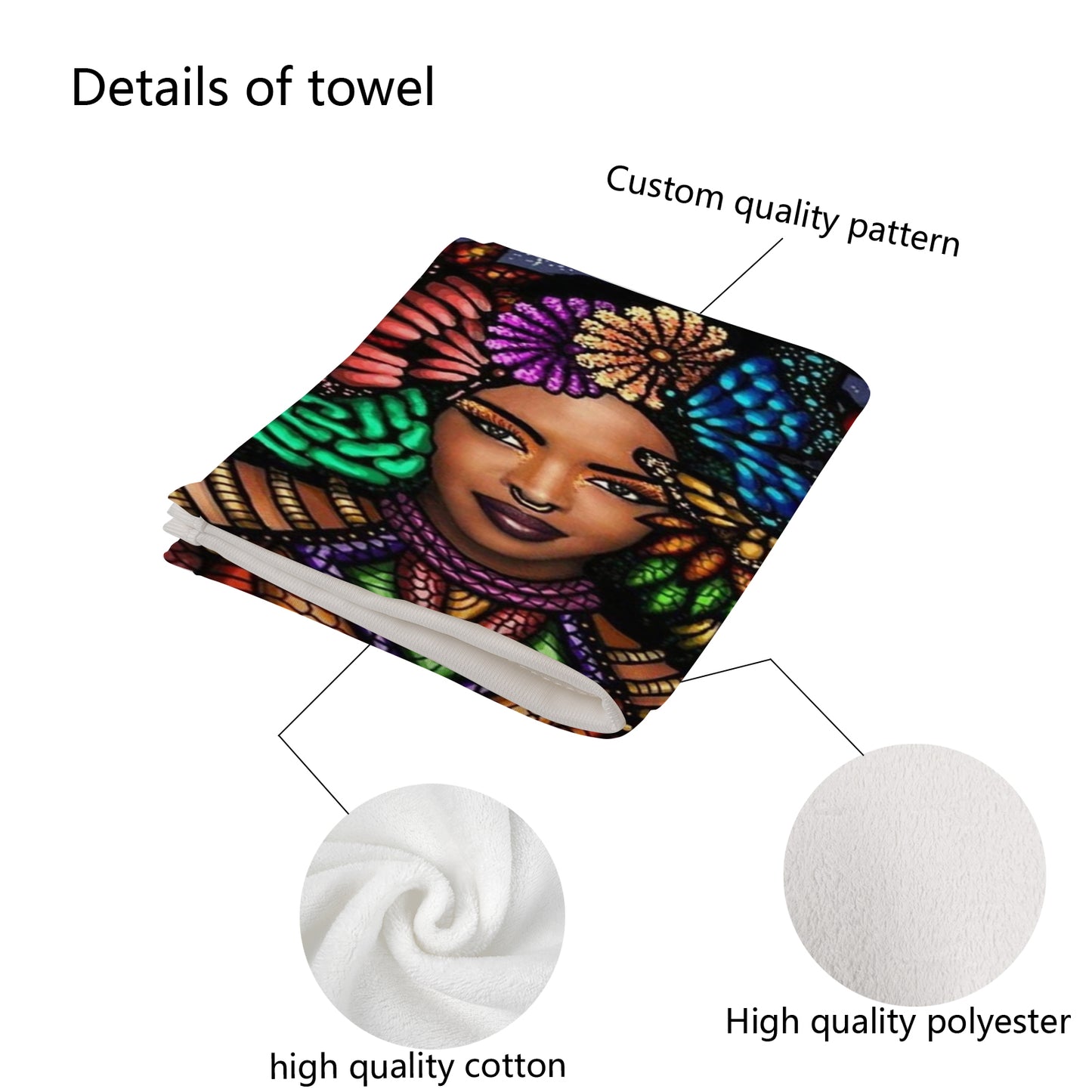 Elegance of Eden Custom Towel 16"x28"