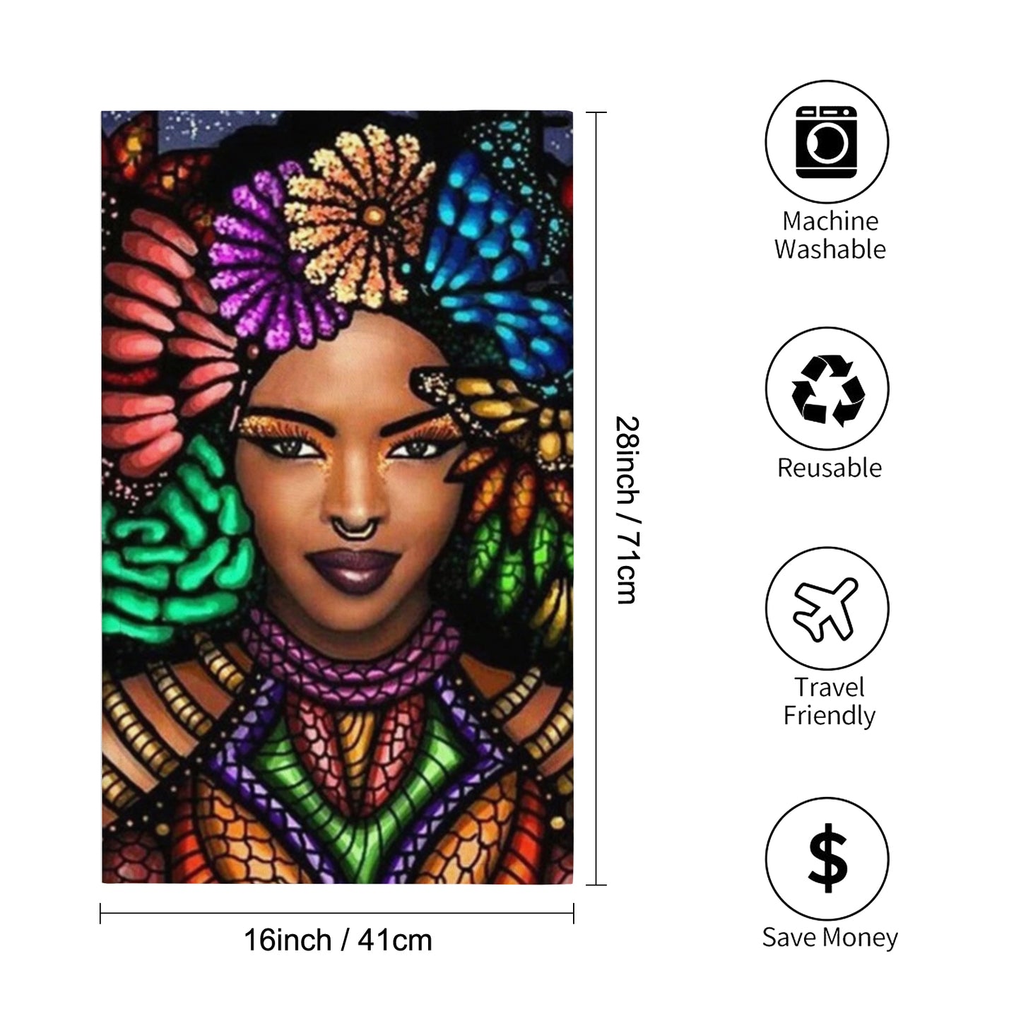 Elegance of Eden Custom Towel 16"x28"