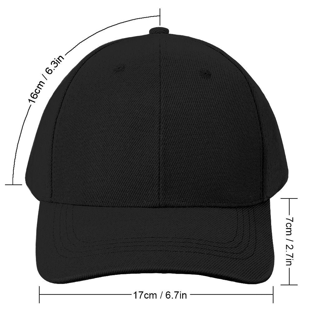 Create Your Own Baseball Cap (front print only)