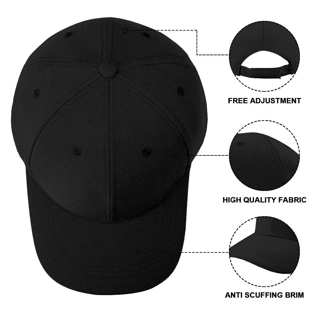 Create Your Own Baseball Cap (front print only)