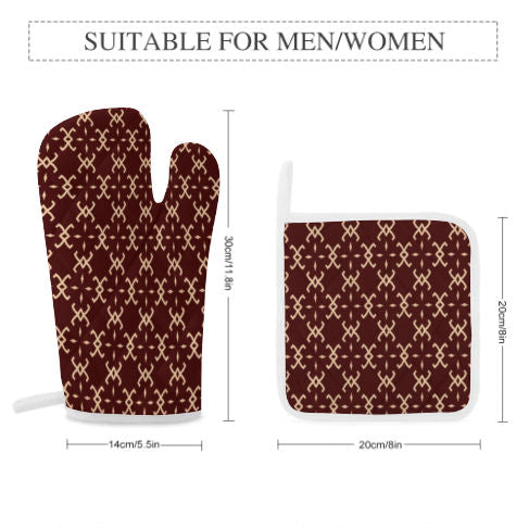 Brighter Days Oven Mitts and Pot Holders (Set Of 4)
