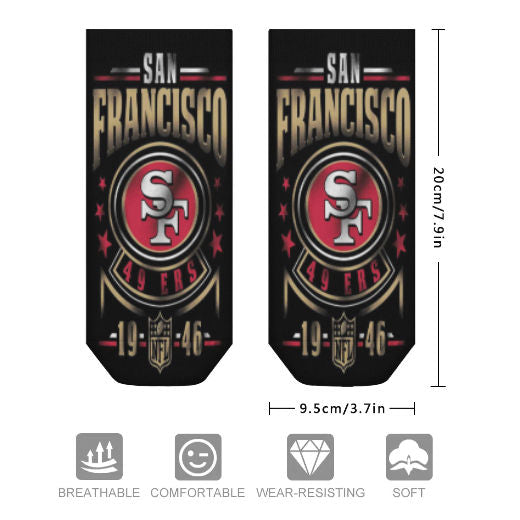 49ers Fan Inspired Socks