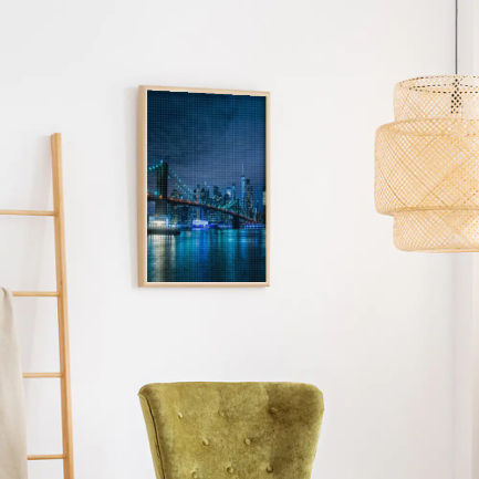 City of New York Square Diamond Painting Canvas